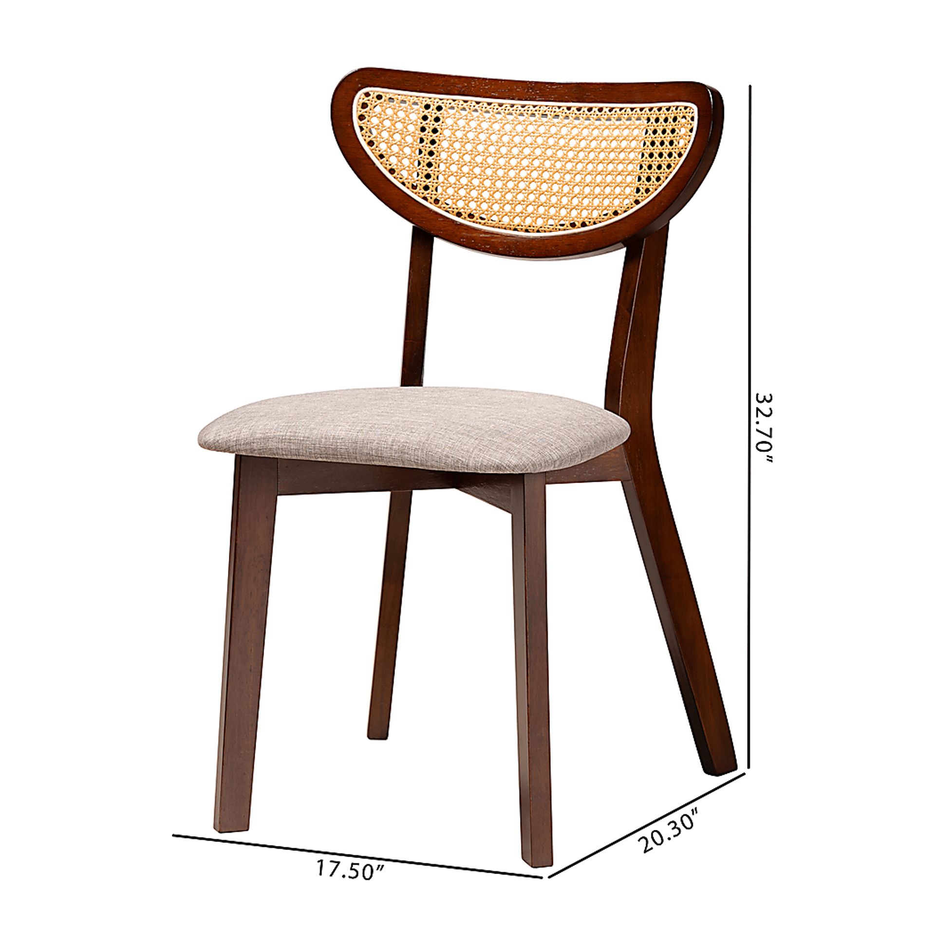 Hartzler Walnut Brown Side Chair, Set of 2 - Image 9