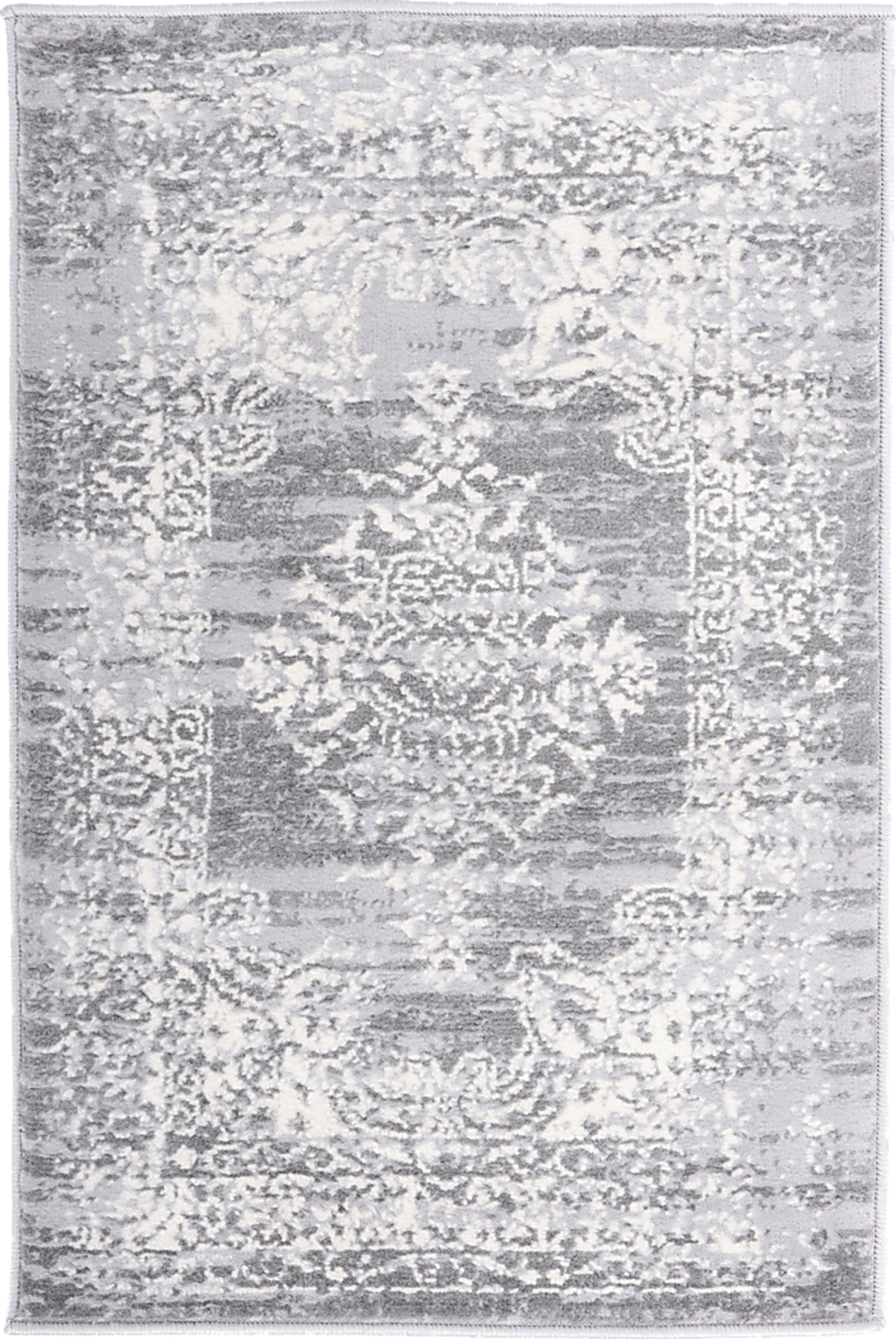 Harveer Gray 2' x 3' Rug - Image 1