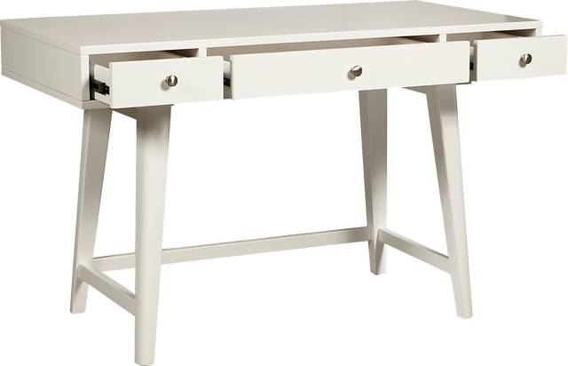 Harvey Way White Desk - Thumbnail - Image 3