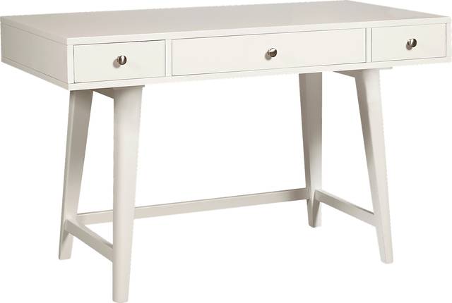 Harvey Way White Desk - Thumbnail - Image 1