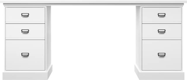 Harview White Desk - Thumbnail - Image 2