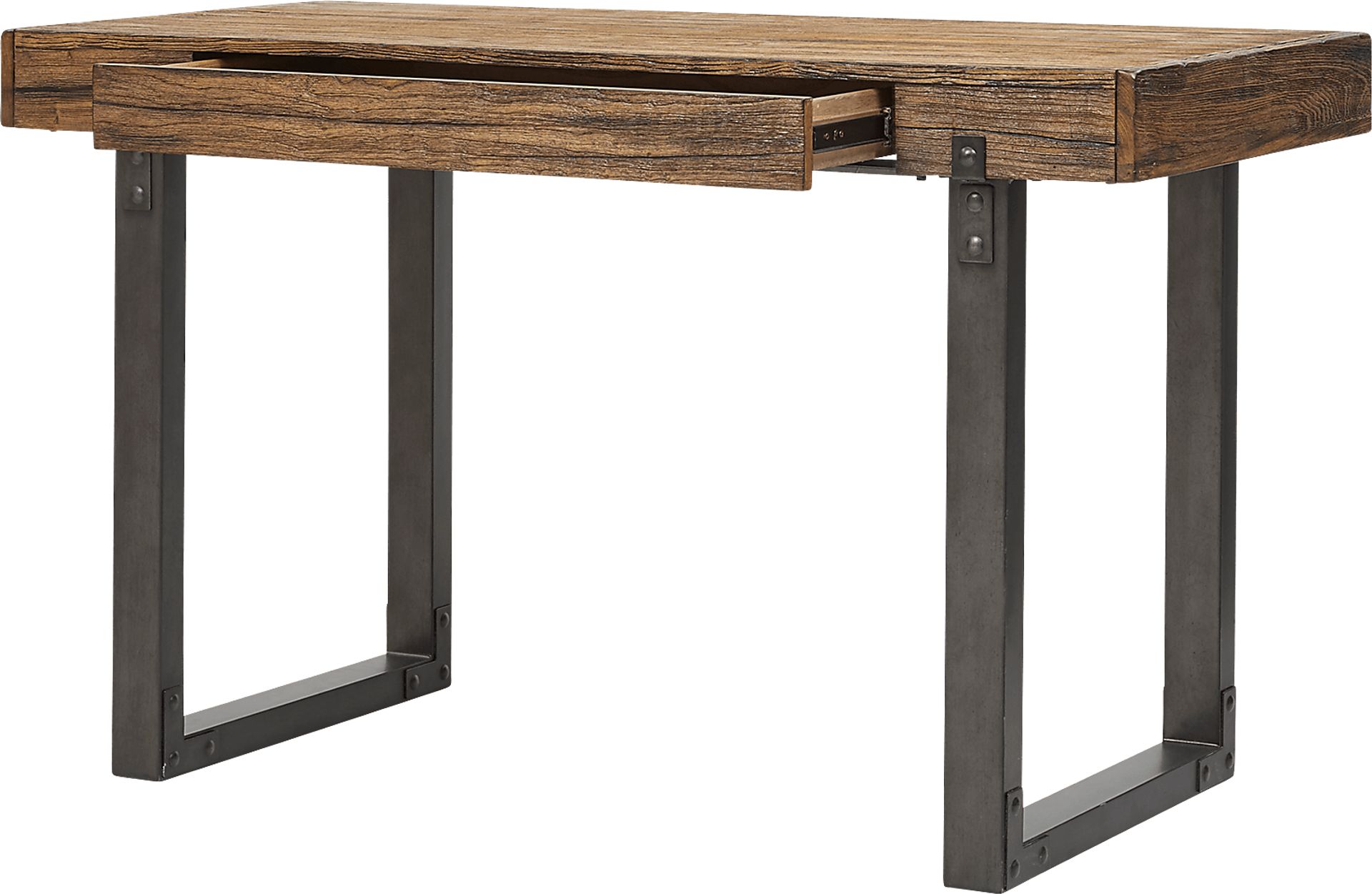 Harville Brown Desk - Image 5