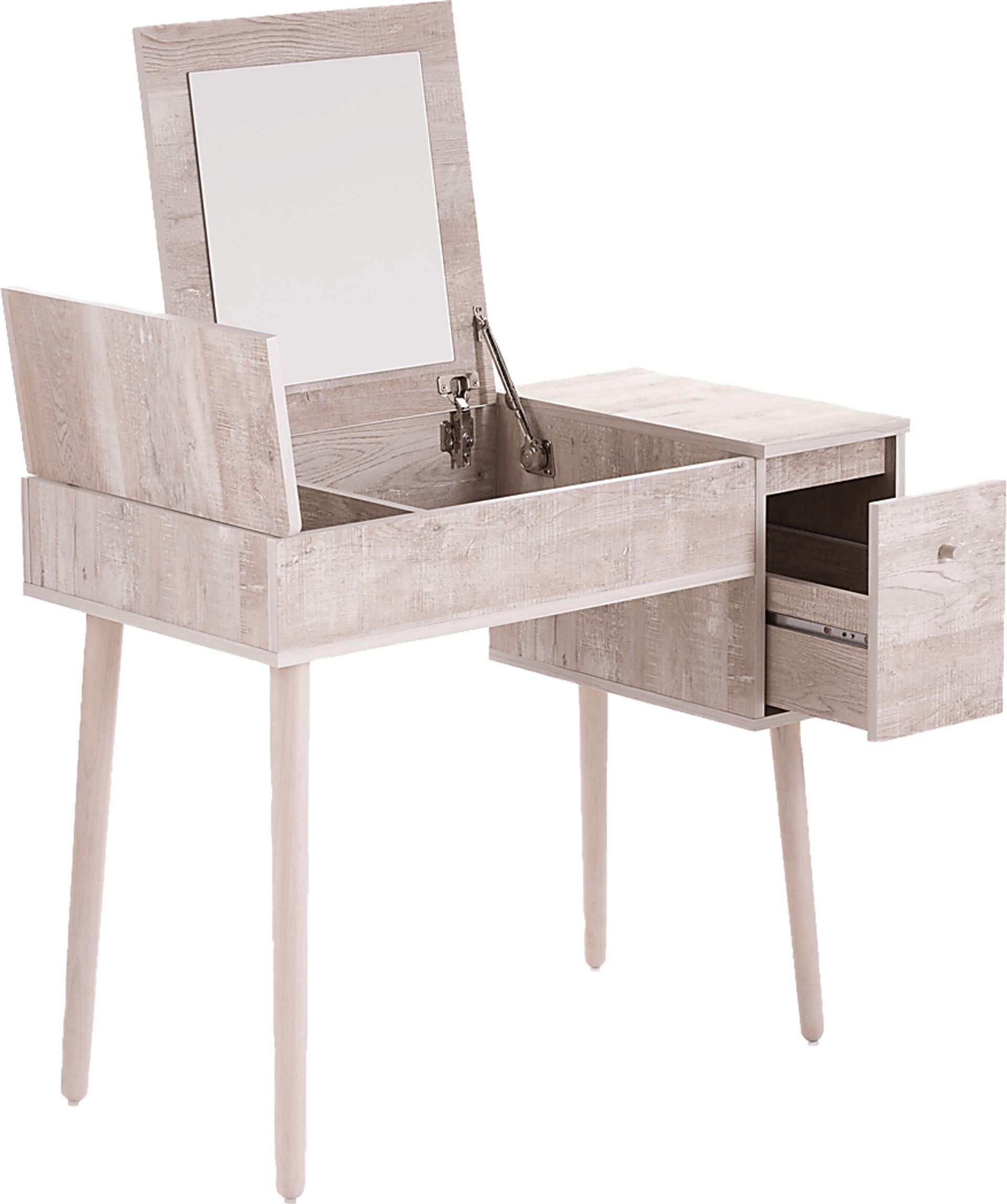 Harzen Gray Vanity - Image 2