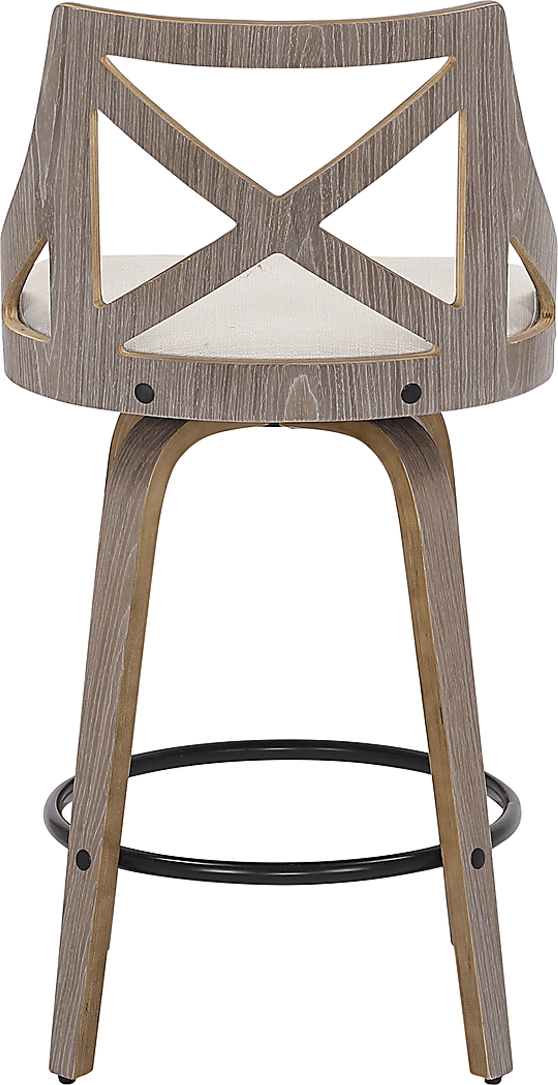 Hasbrouck I Cream Counter Stool Set of 2 - Image 5