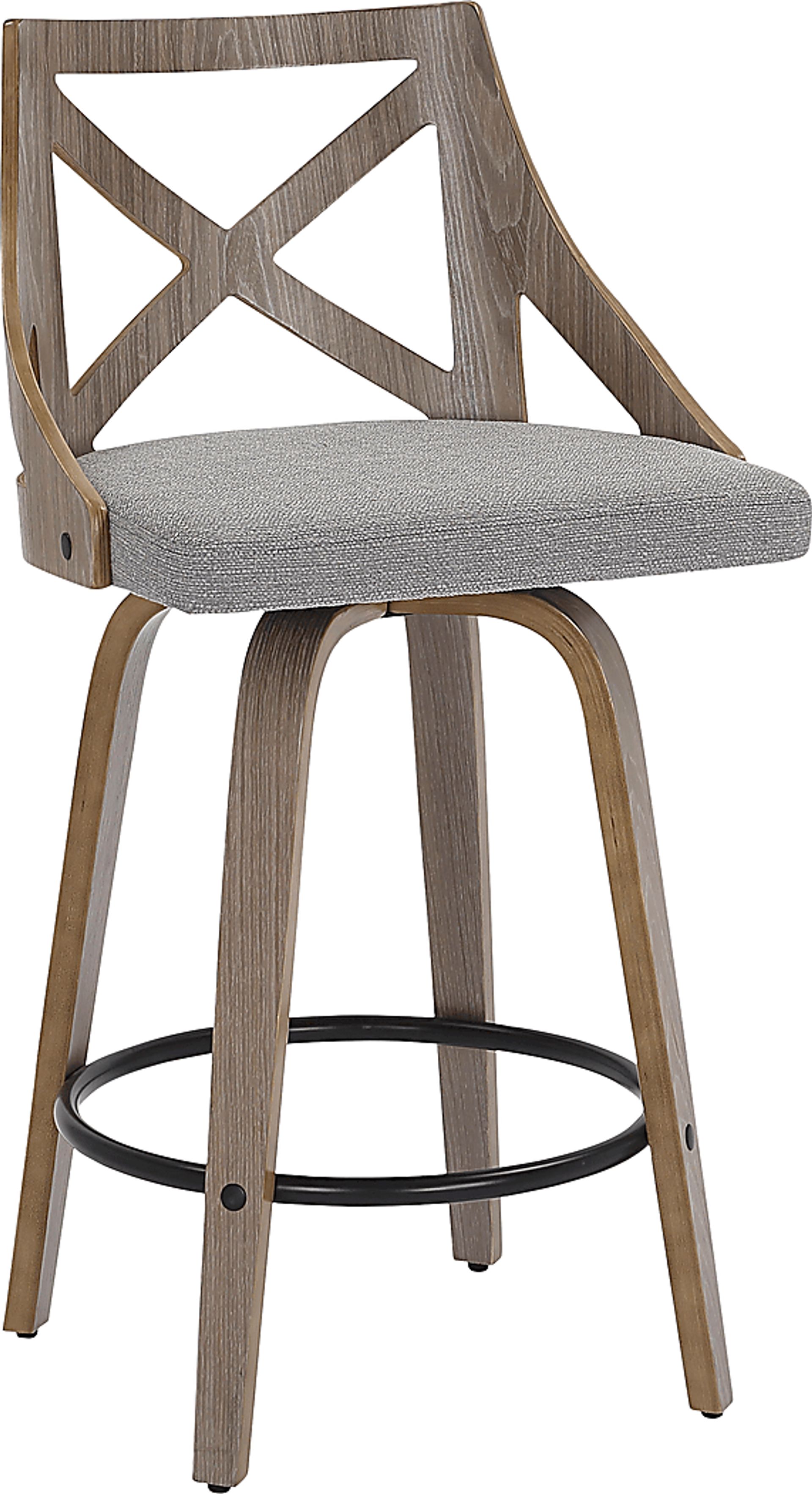Hasbrouck I Gray Counter Stool Set of 2 - Image 2