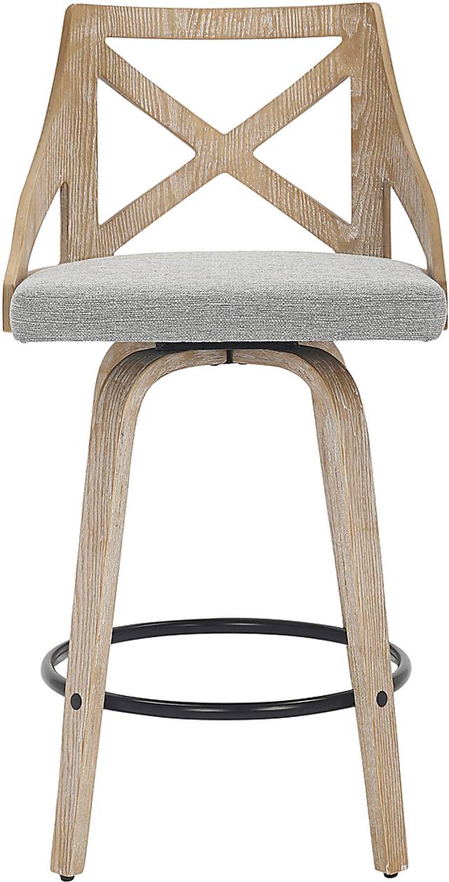 Hasbrouck II Light Gray Counter Stool Set of 2 - Thumbnail - Image 6