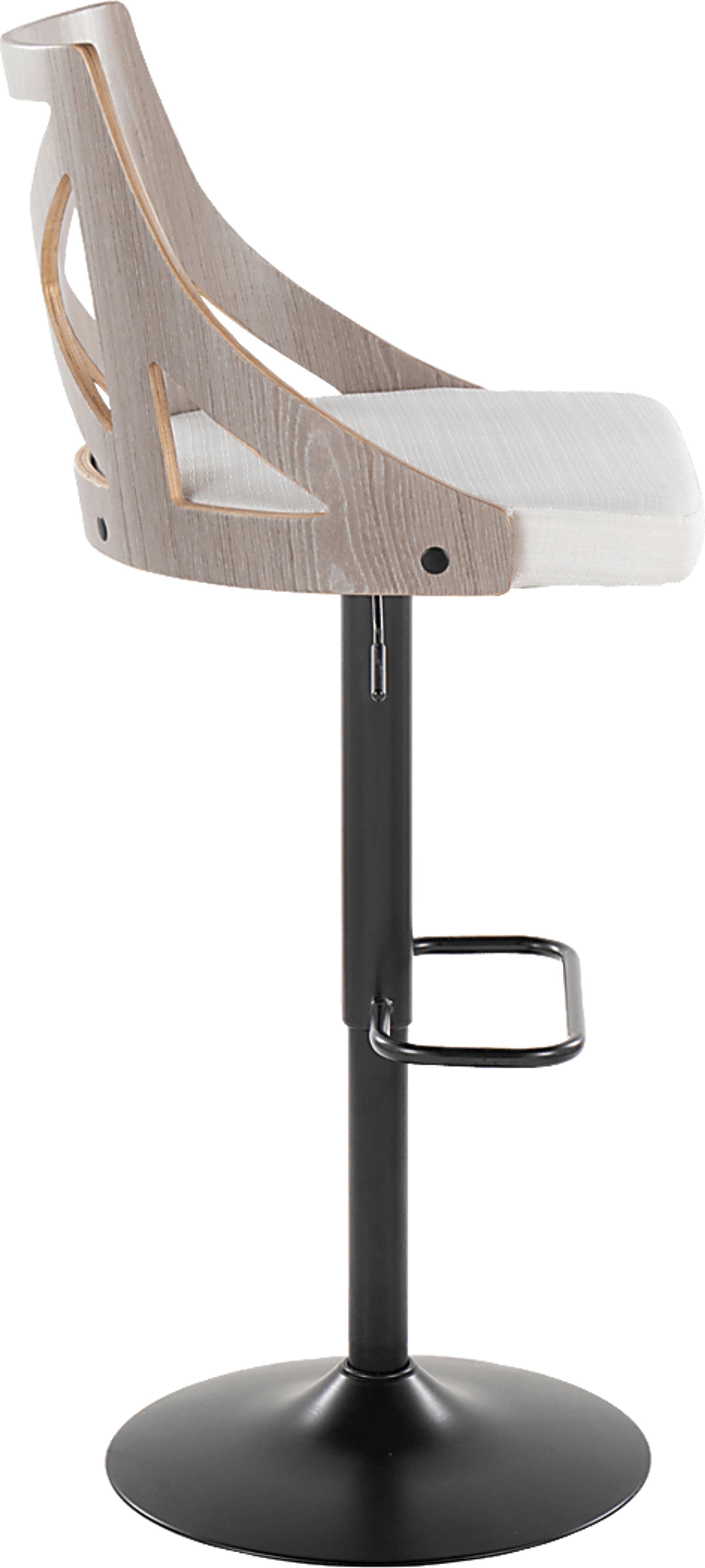Hasbrouck IV Cream Adjustable Barstool, Set of 2 - Image 6