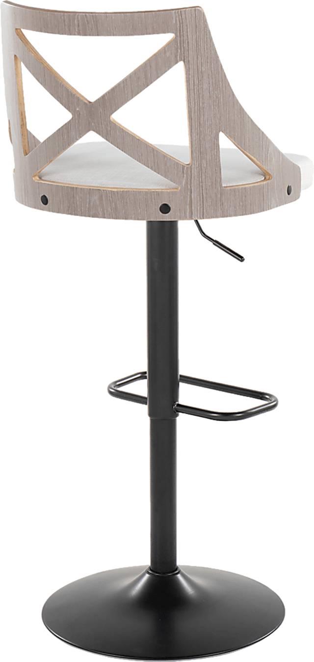 Hasbrouck IV Cream Adjustable Barstool, Set of 2 - Thumbnail - Image 7