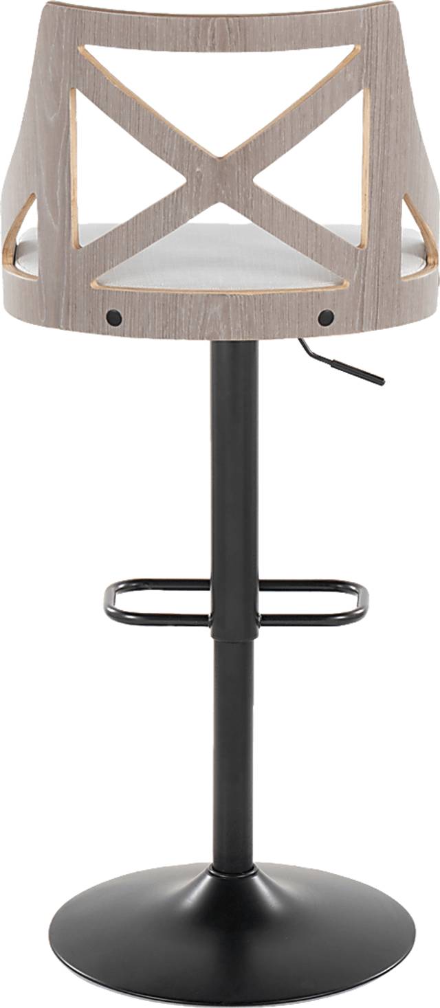 Hasbrouck IV Cream Adjustable Barstool, Set of 2 - Thumbnail - Image 8