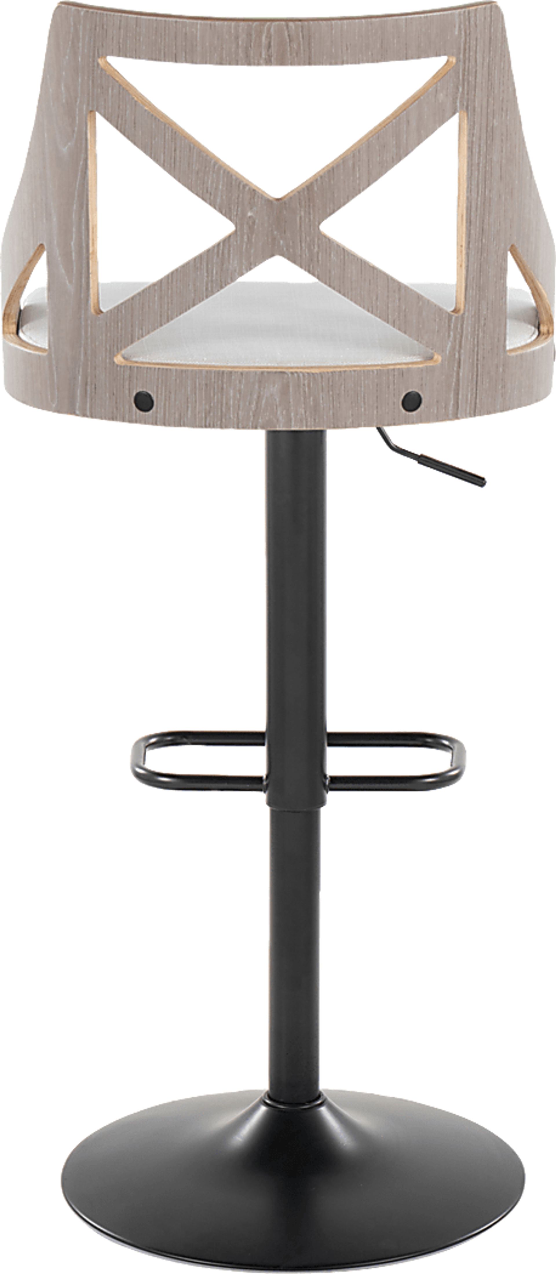 Hasbrouck IV Cream Adjustable Barstool, Set of 2 - Image 8