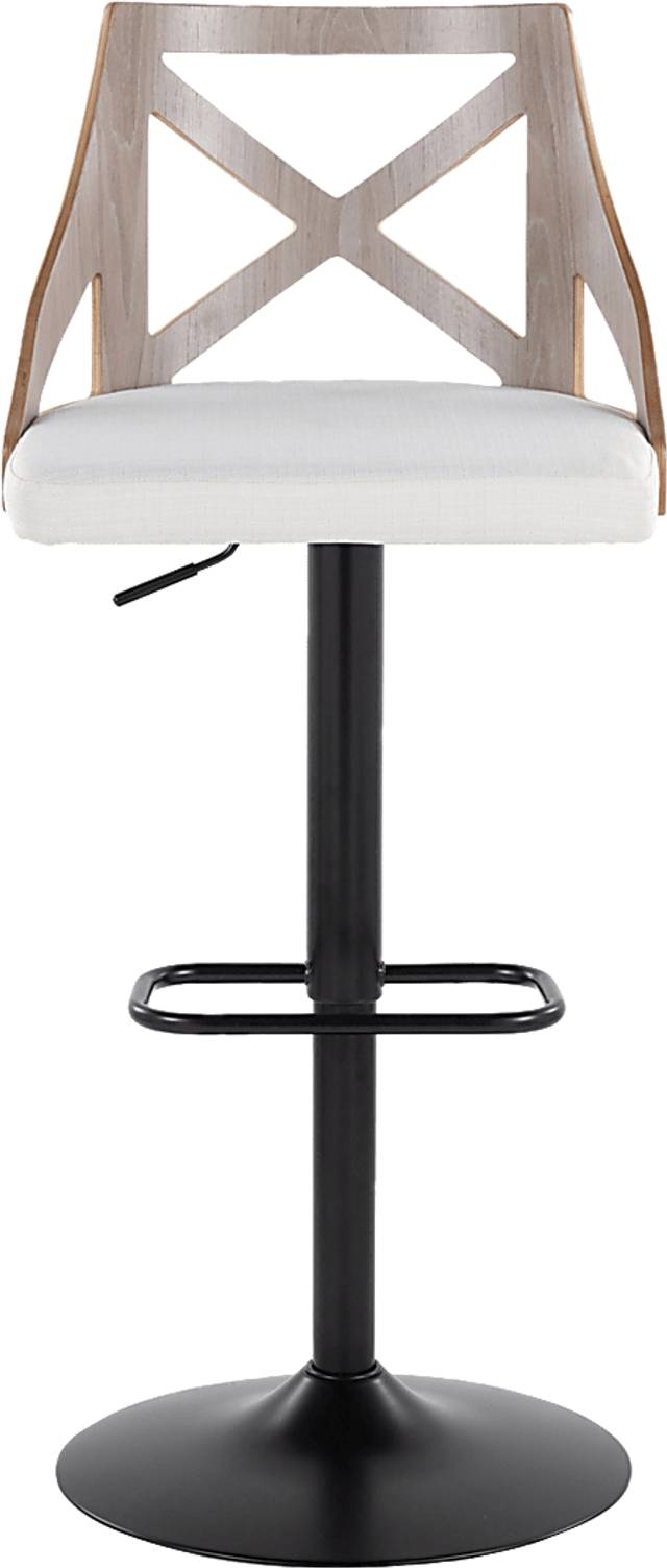 Hasbrouck IV Cream Adjustable Barstool, Set of 2 - Thumbnail - Image 9