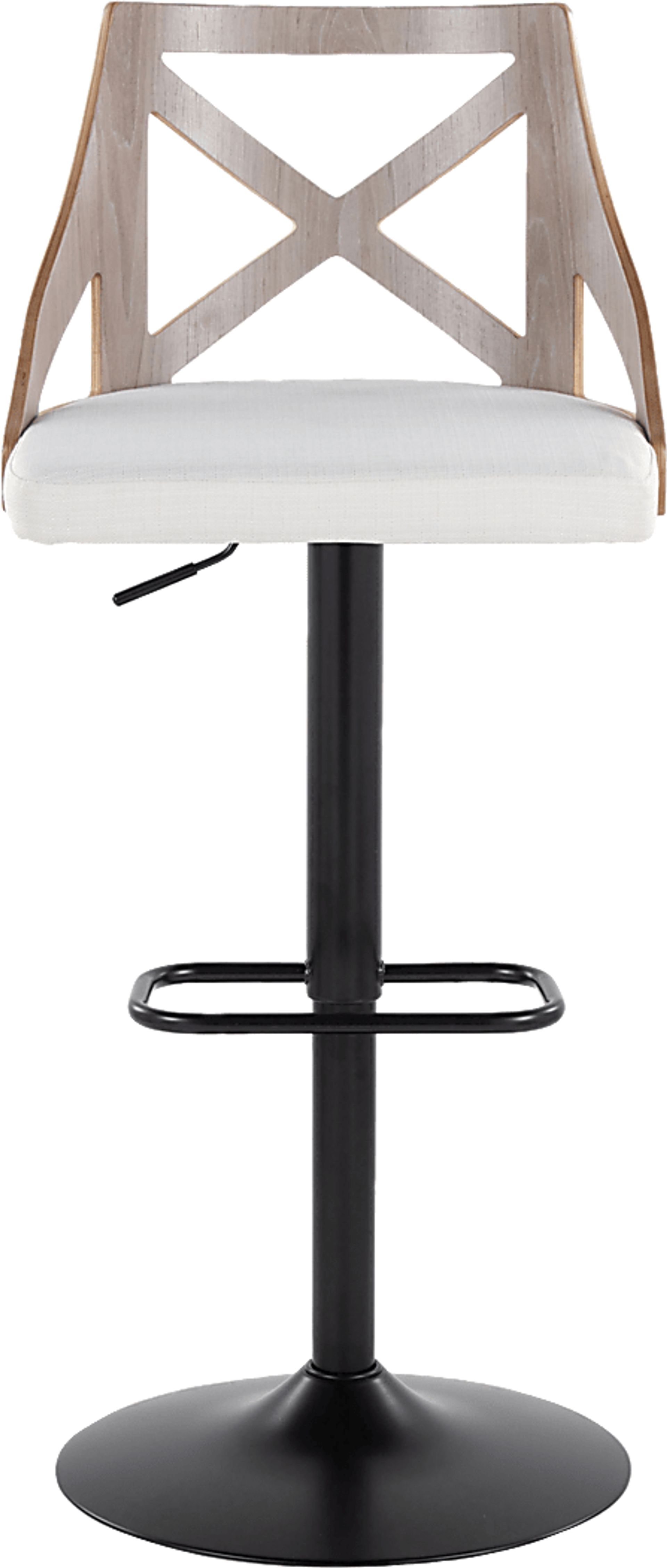 Hasbrouck IV Cream Adjustable Barstool, Set of 2 - Image 9