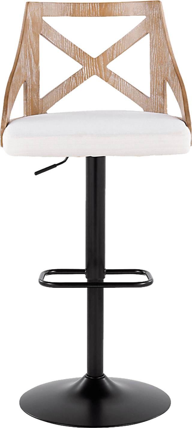 Hasbrouck IV Cream Adjustable Barstool, Set of 2 - Thumbnail - Image 8