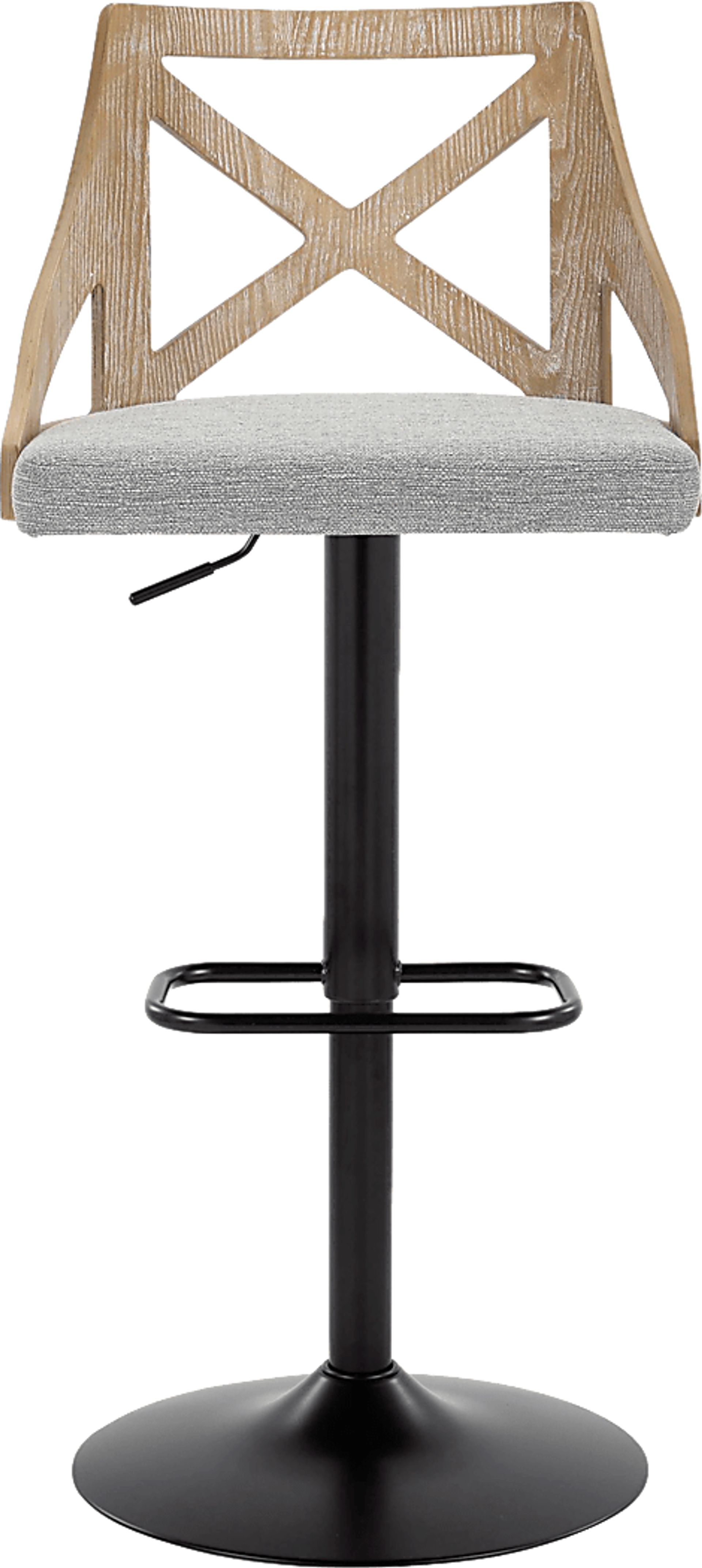 Hasbrouck IV Gray Adjustable Barstool, Set of 2 - Image 8
