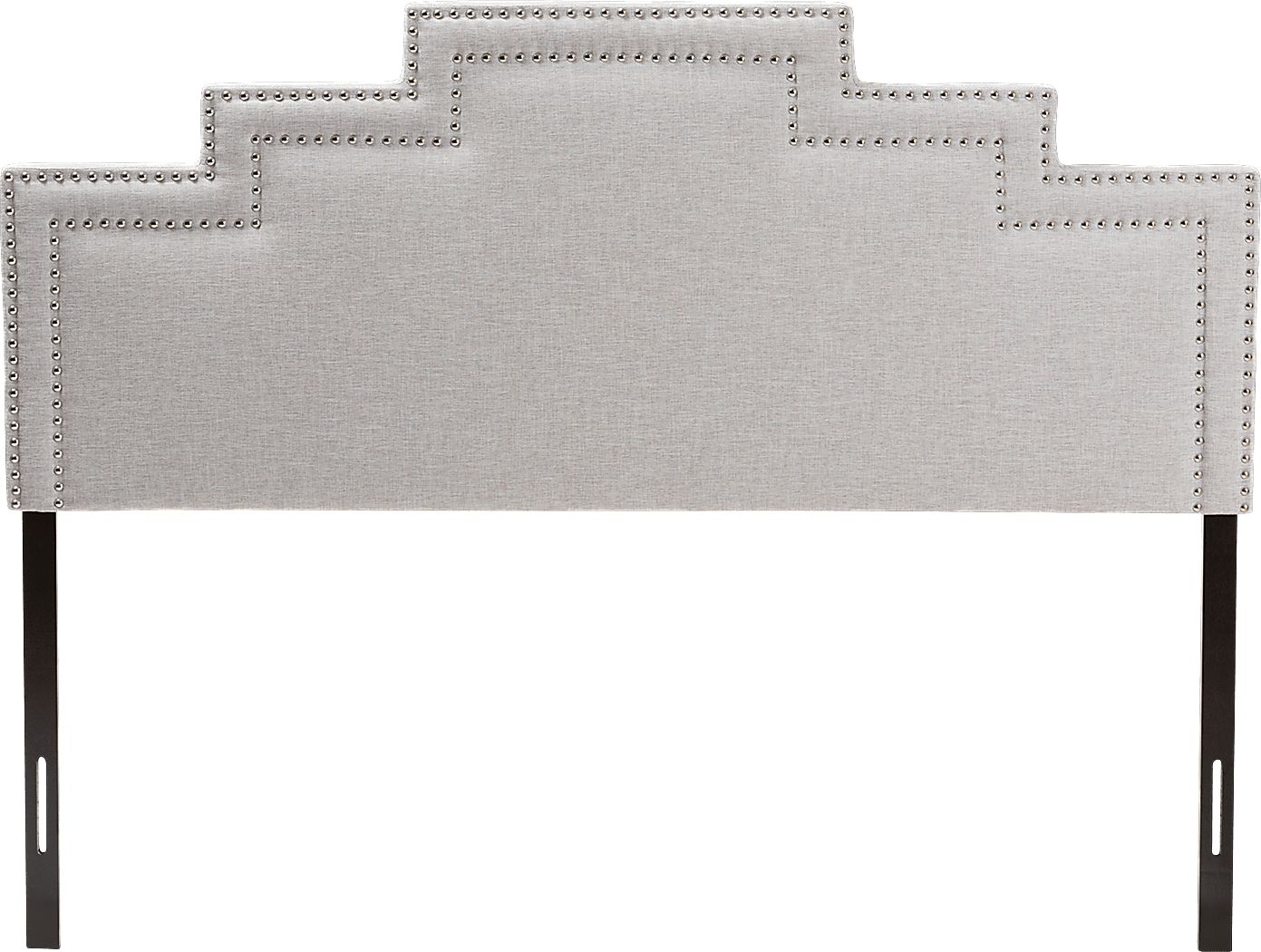 Hascall Gray Full Upholstered Headboard Rooms To Go