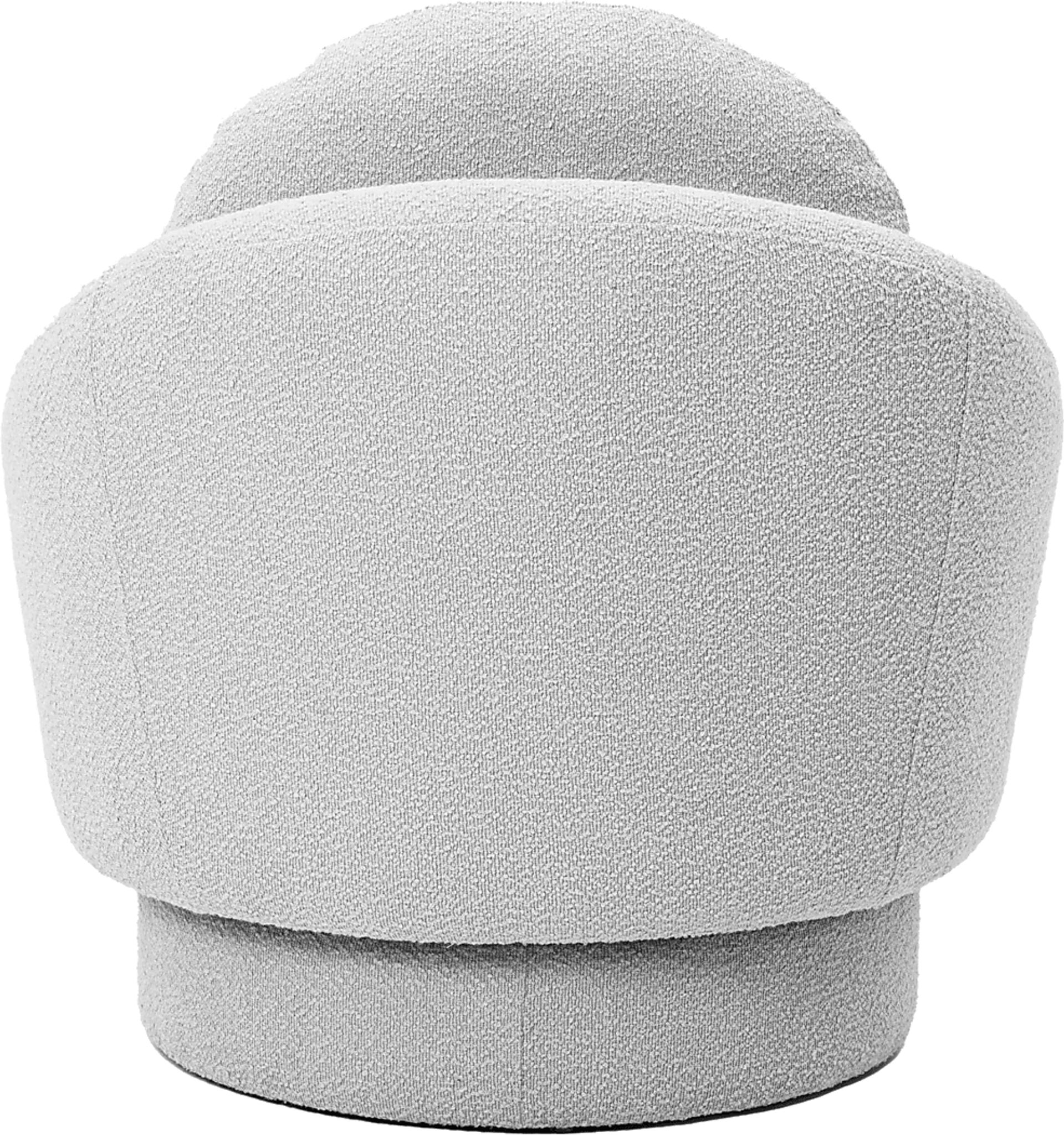 Haseltine Light Gray Swivel Accent Chair - Image 3