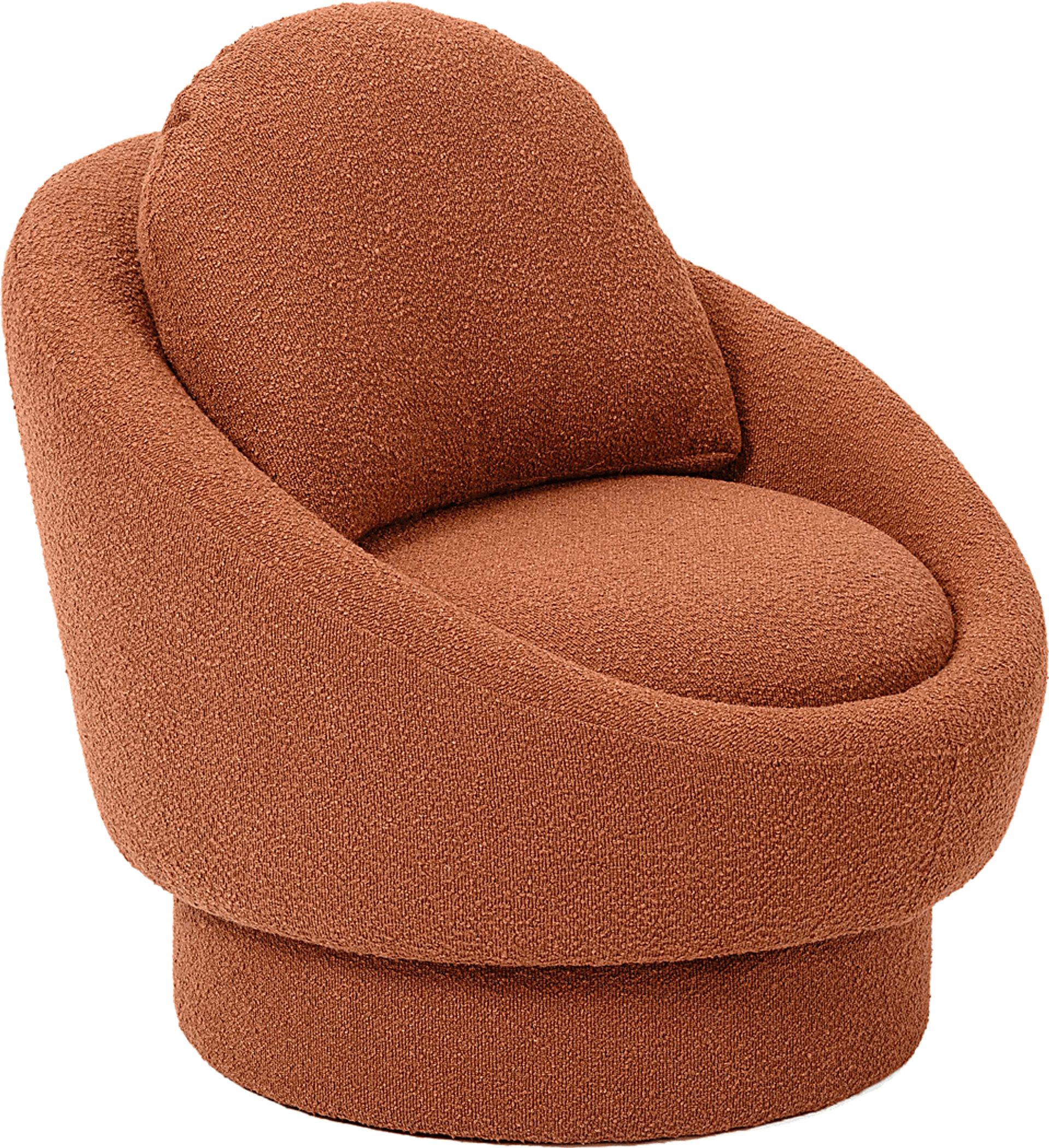 Haseltine Red Swivel Accent Chair - Image 1
