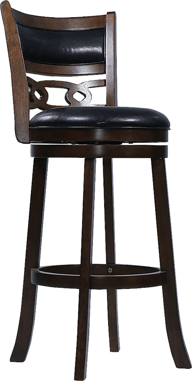 Hasfield Brown Bar Stool - Thumbnail - Image 1
