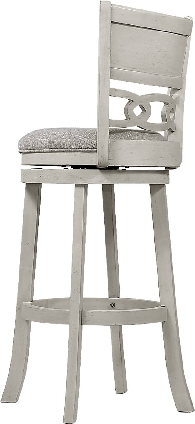 Hasfield White Bar Stool - Thumbnail - Image 2