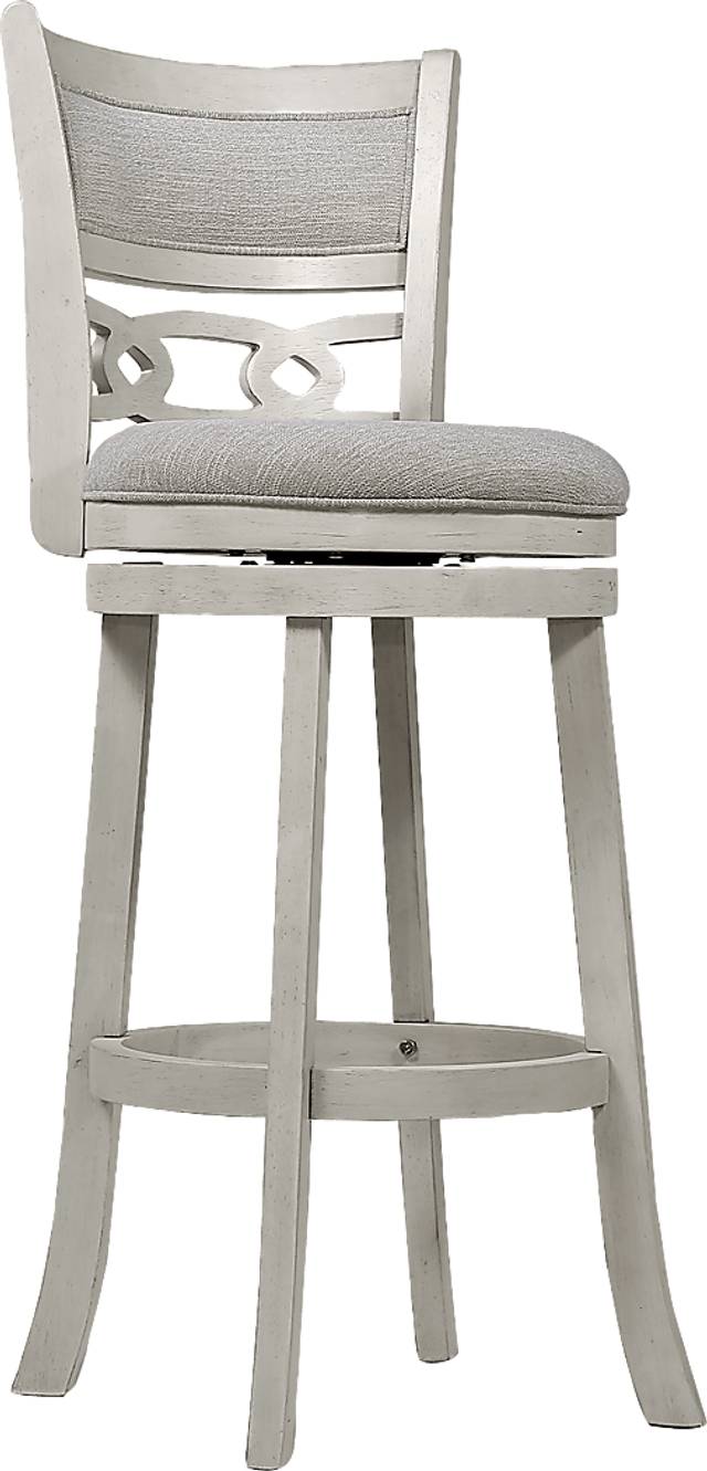 Hasfield White Bar Stool - Thumbnail - Image 1