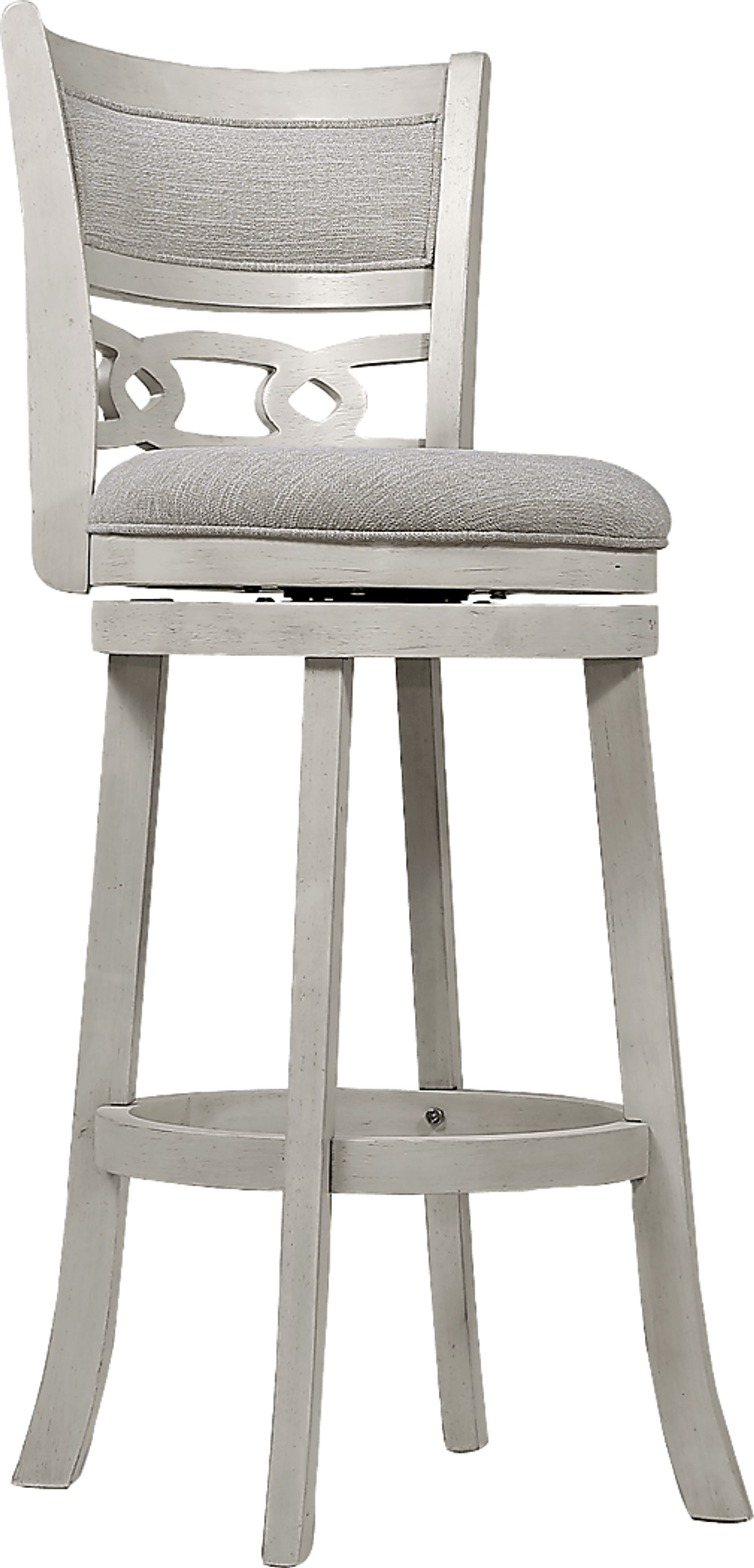 Hasfield White Bar Stool - Image 1