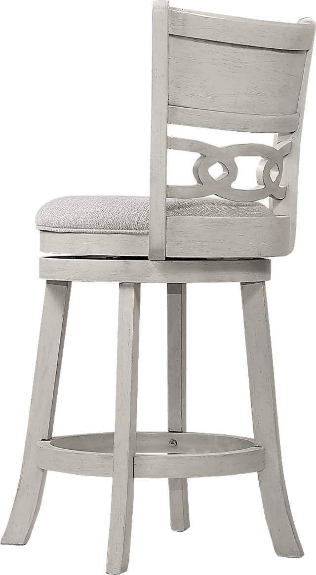 Hasfield White Counter Stool, Set of 2 - Thumbnail - Image 2