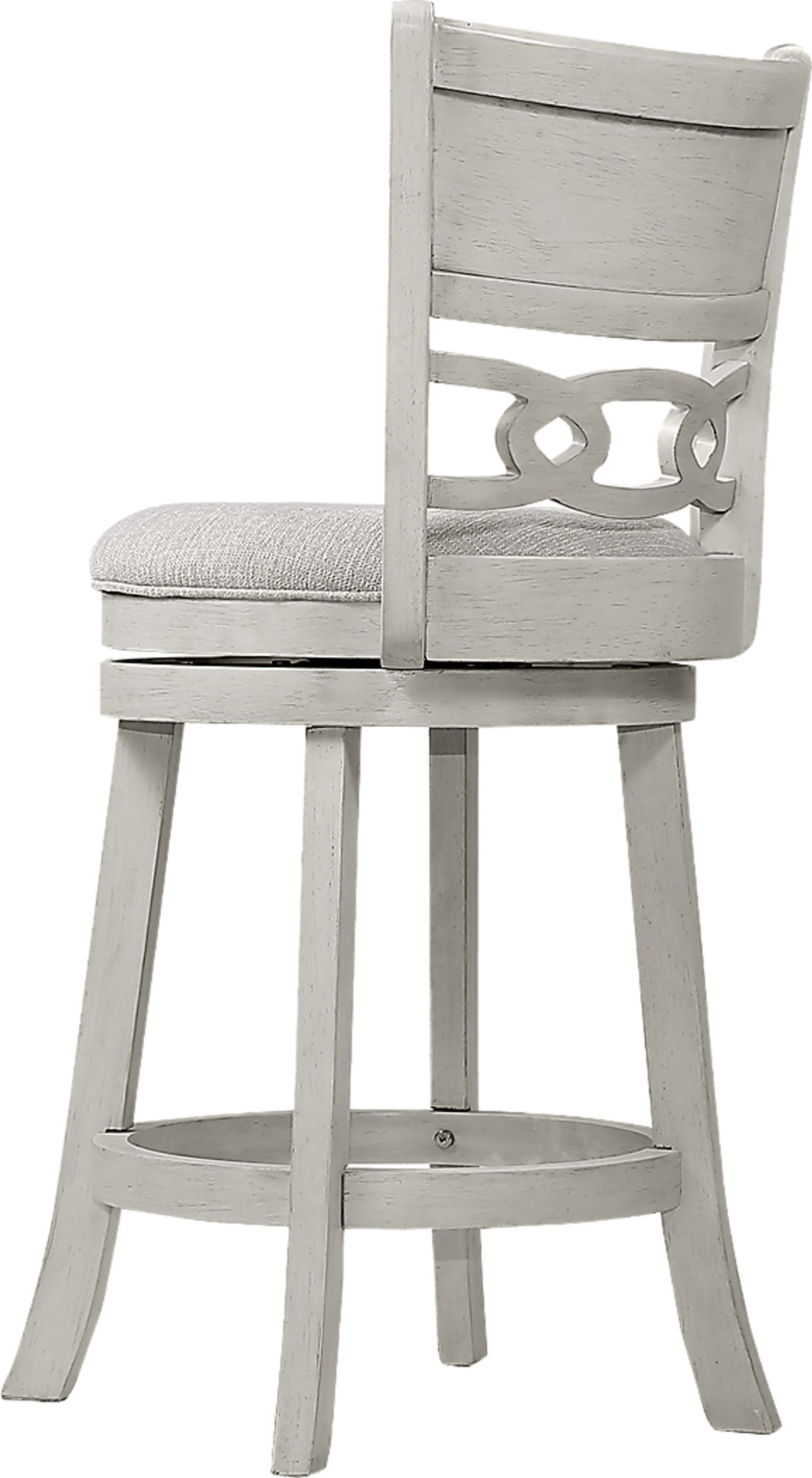 Hasfield White Counter Stool, Set of 2 - Image 2