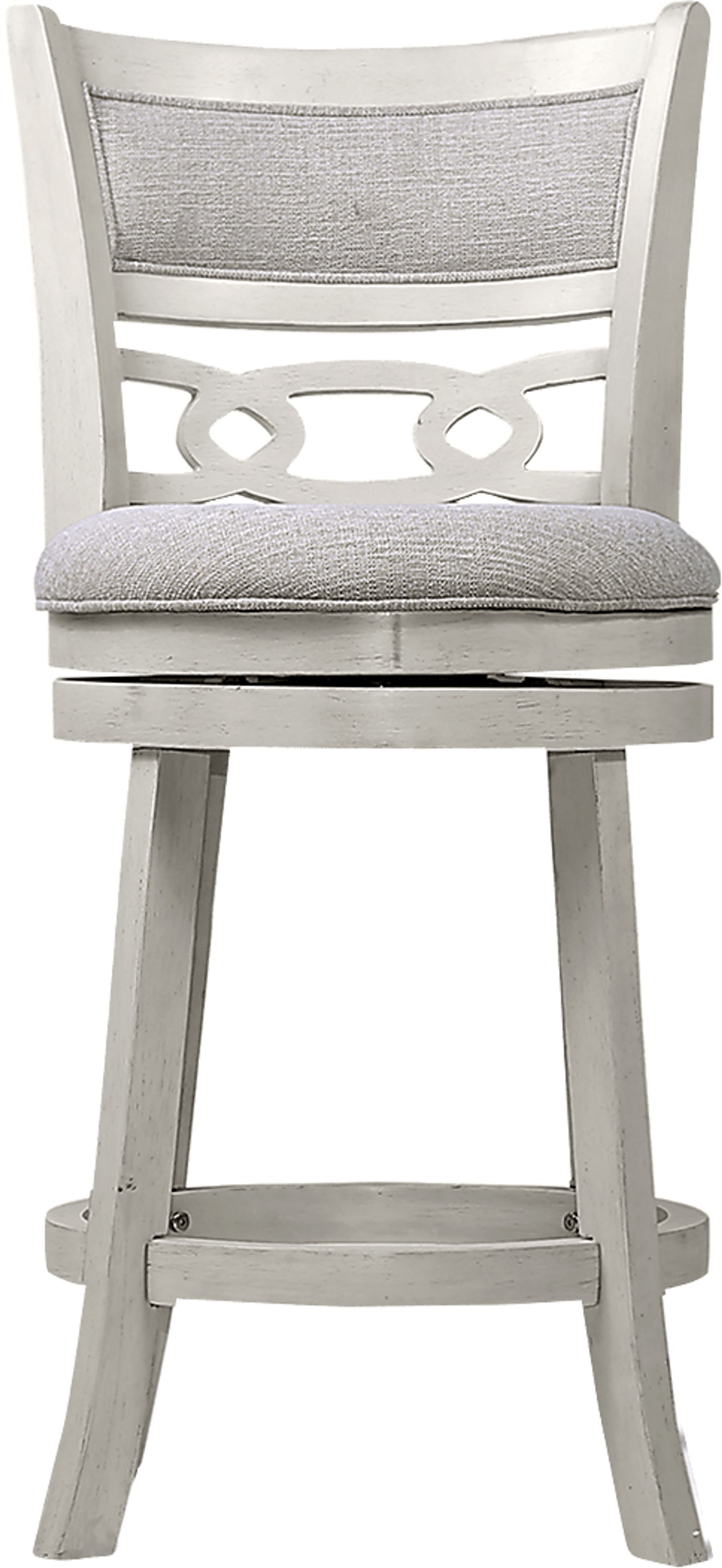 Hasfield White Counter Stool, Set of 2 - Image 3