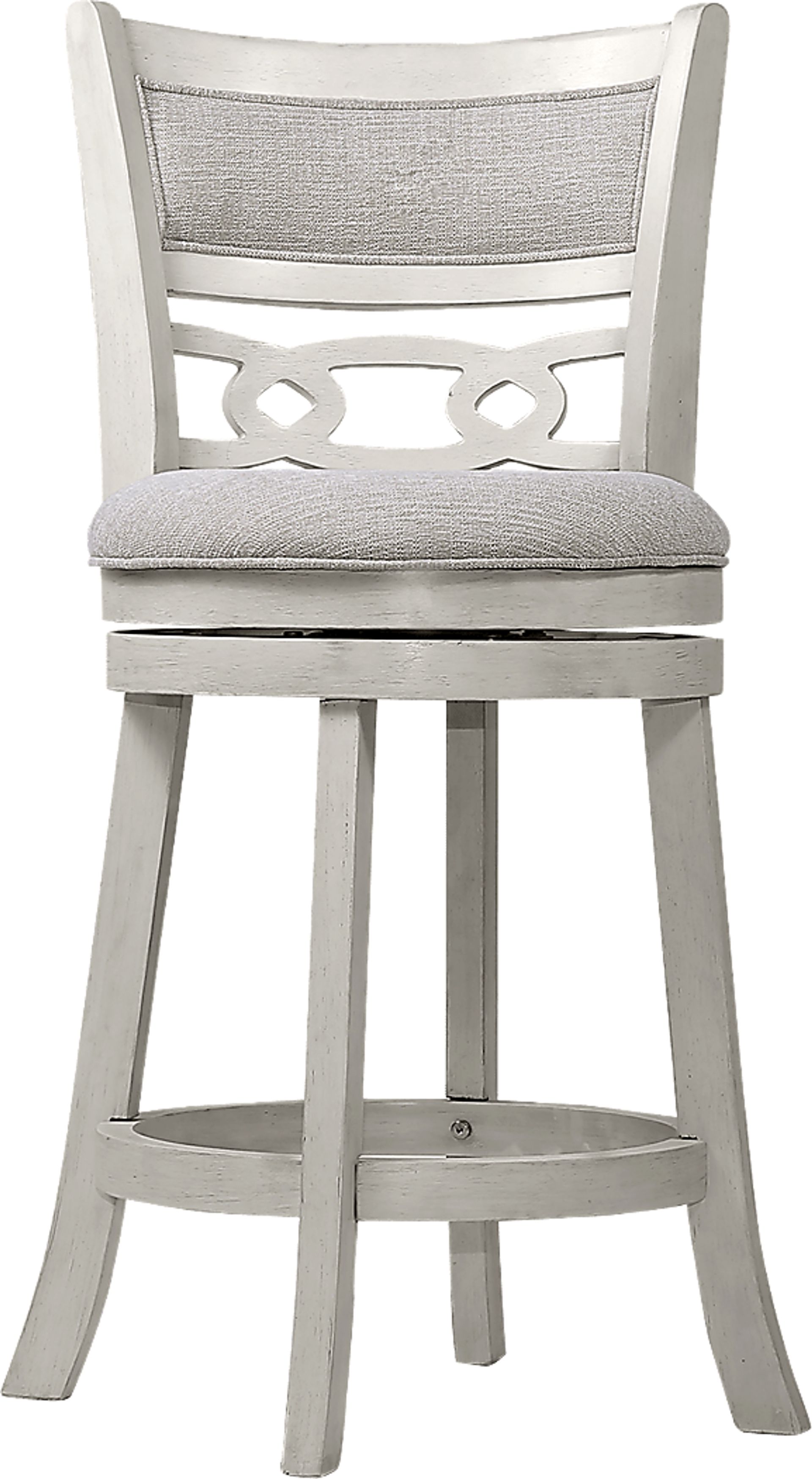 Hasfield White Counter Stool, Set of 2 - Image 4