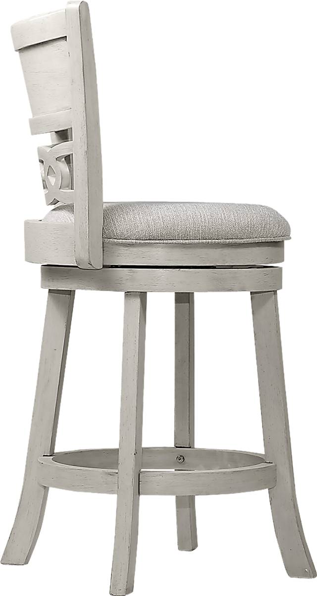 Hasfield White Counter Stool, Set of 2 - Thumbnail - Image 5