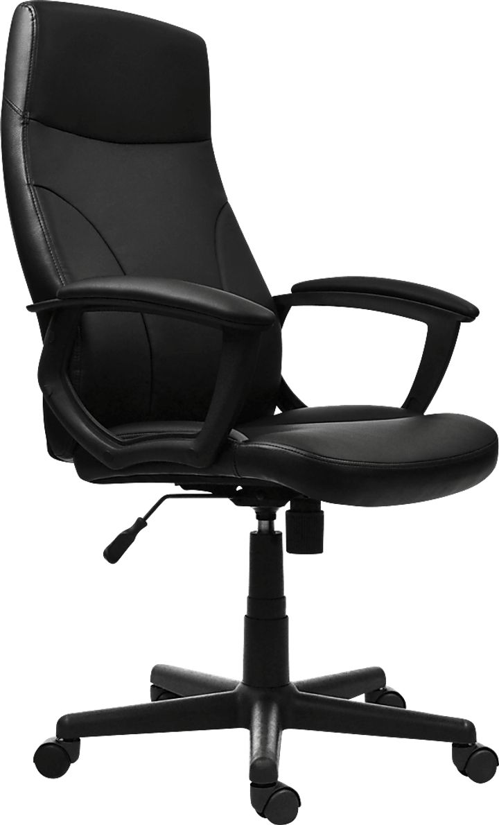 Hasham Black Desk Chair Rooms To Go