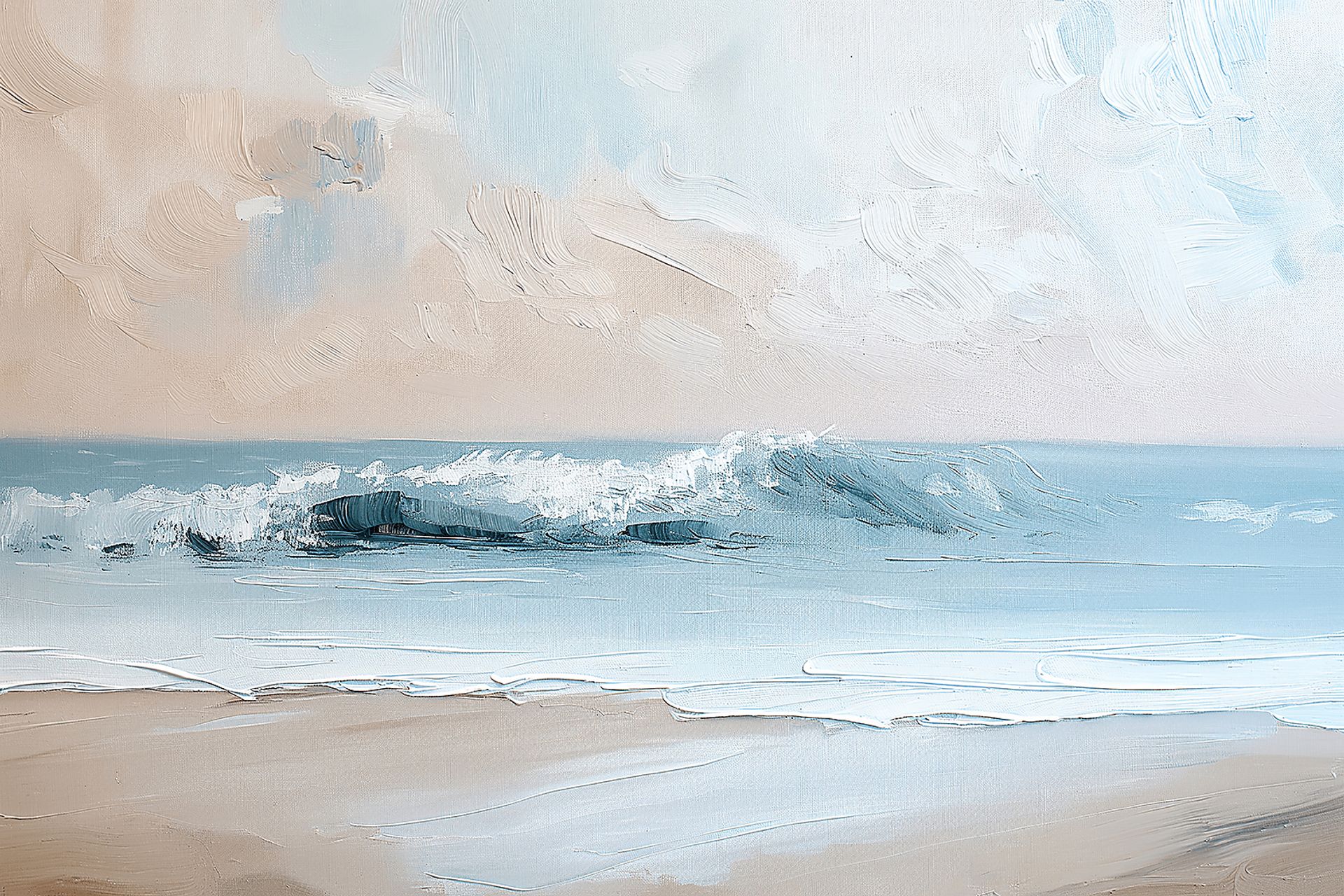 Hasina I Blue Artwork - Image 1