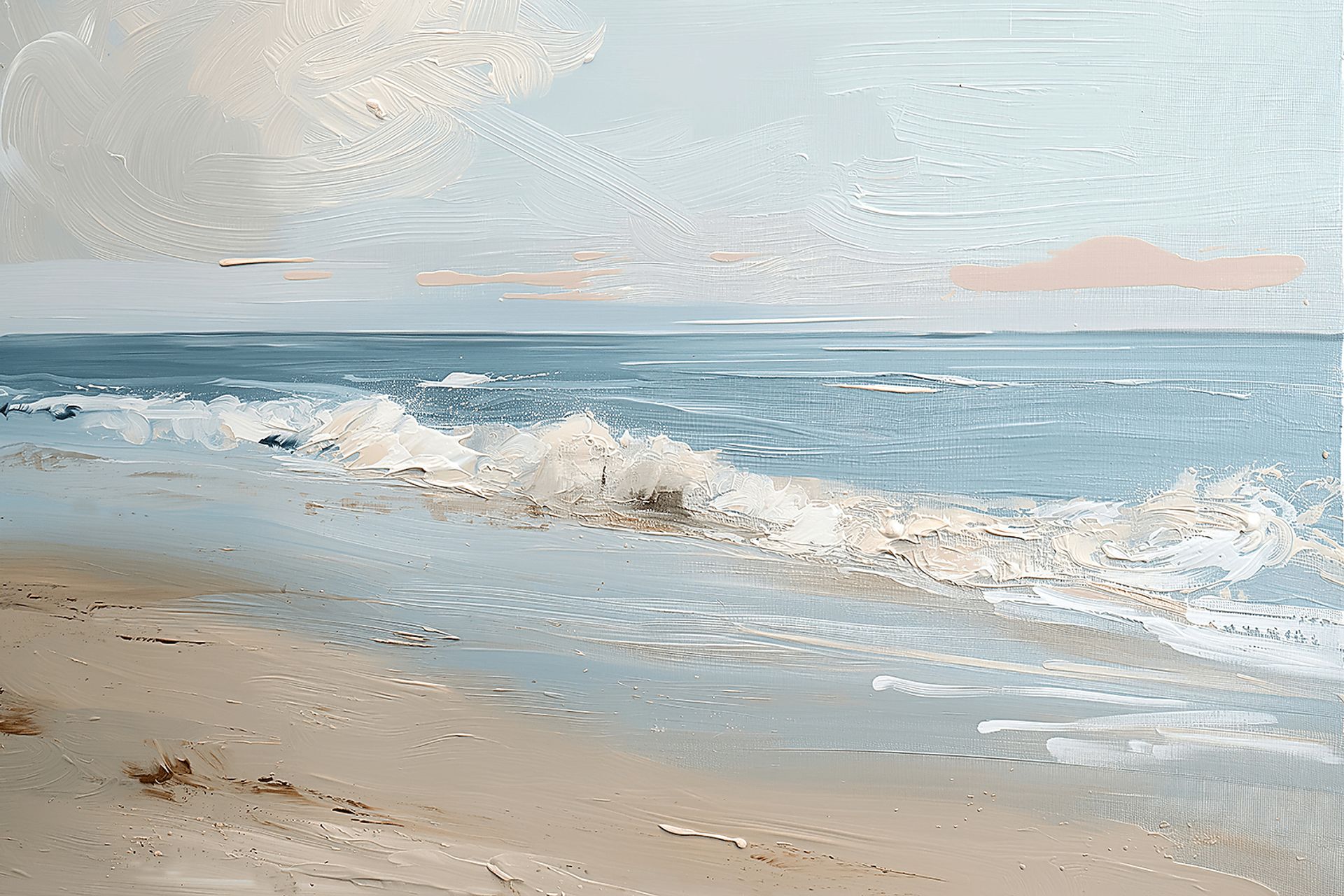 Hasina II Blue Artwork - Image 1