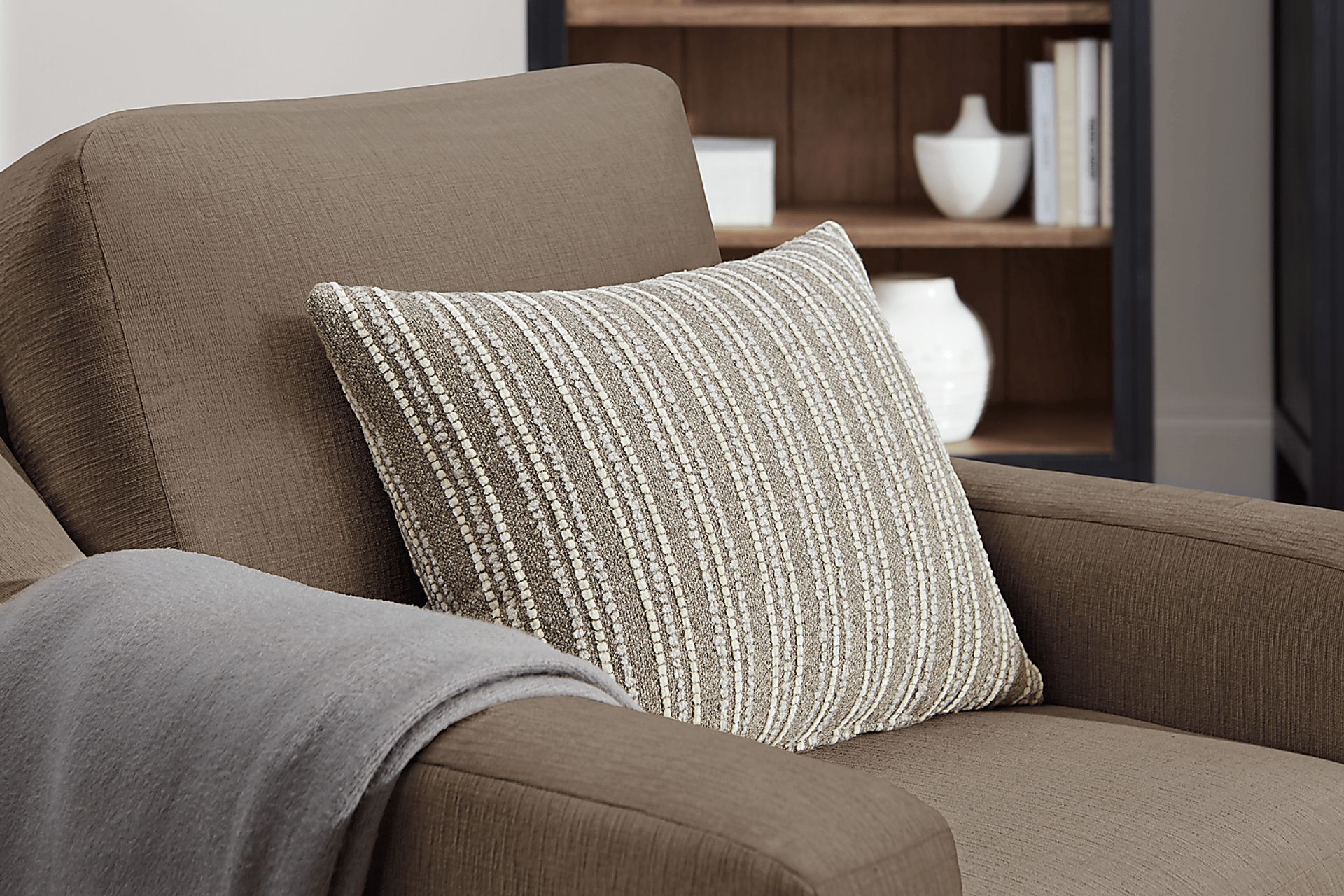 Haskins Brown Swivel Chair - Image 3