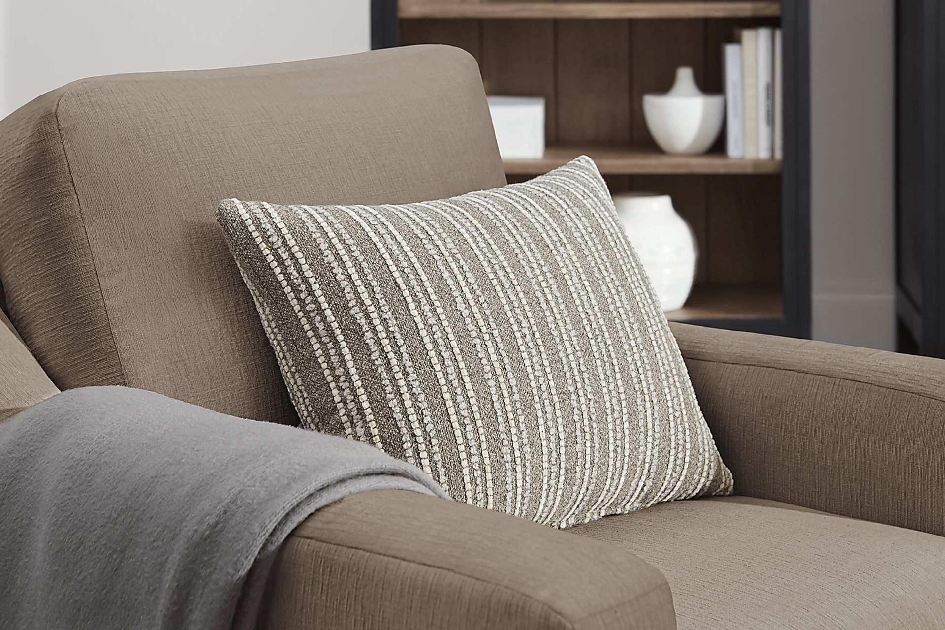 Haskins Brown Swivel Chair - Image 3