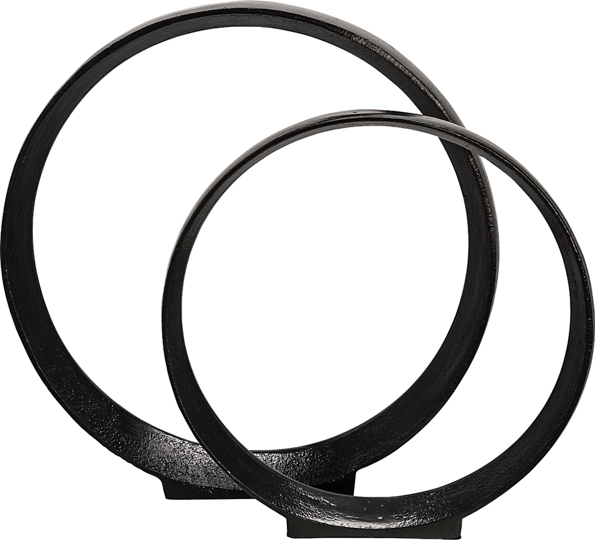 Hasletiers Black Sculpture, Set of 2 - Image 1