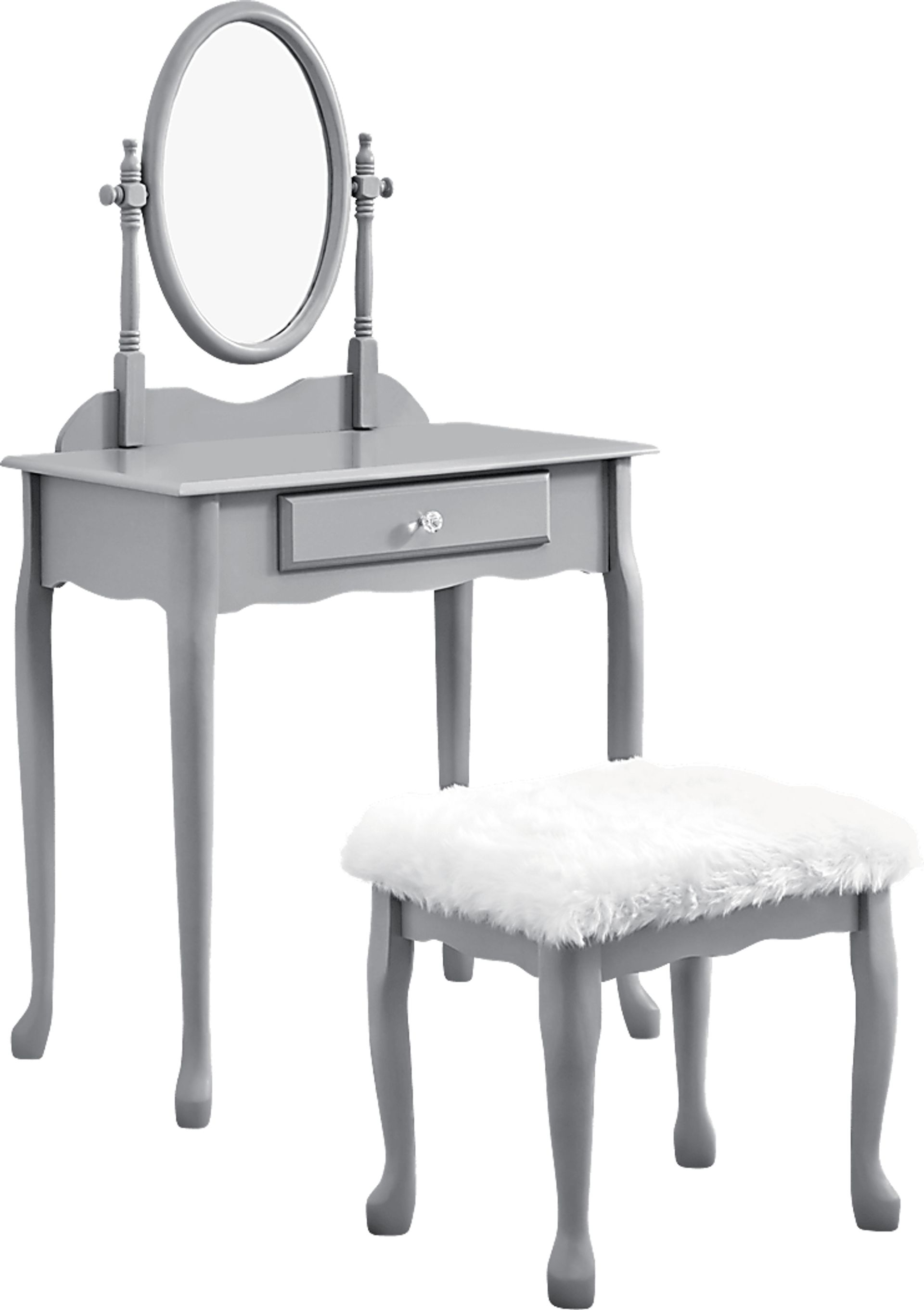 Hassock Gray Vanity Set - Image 1