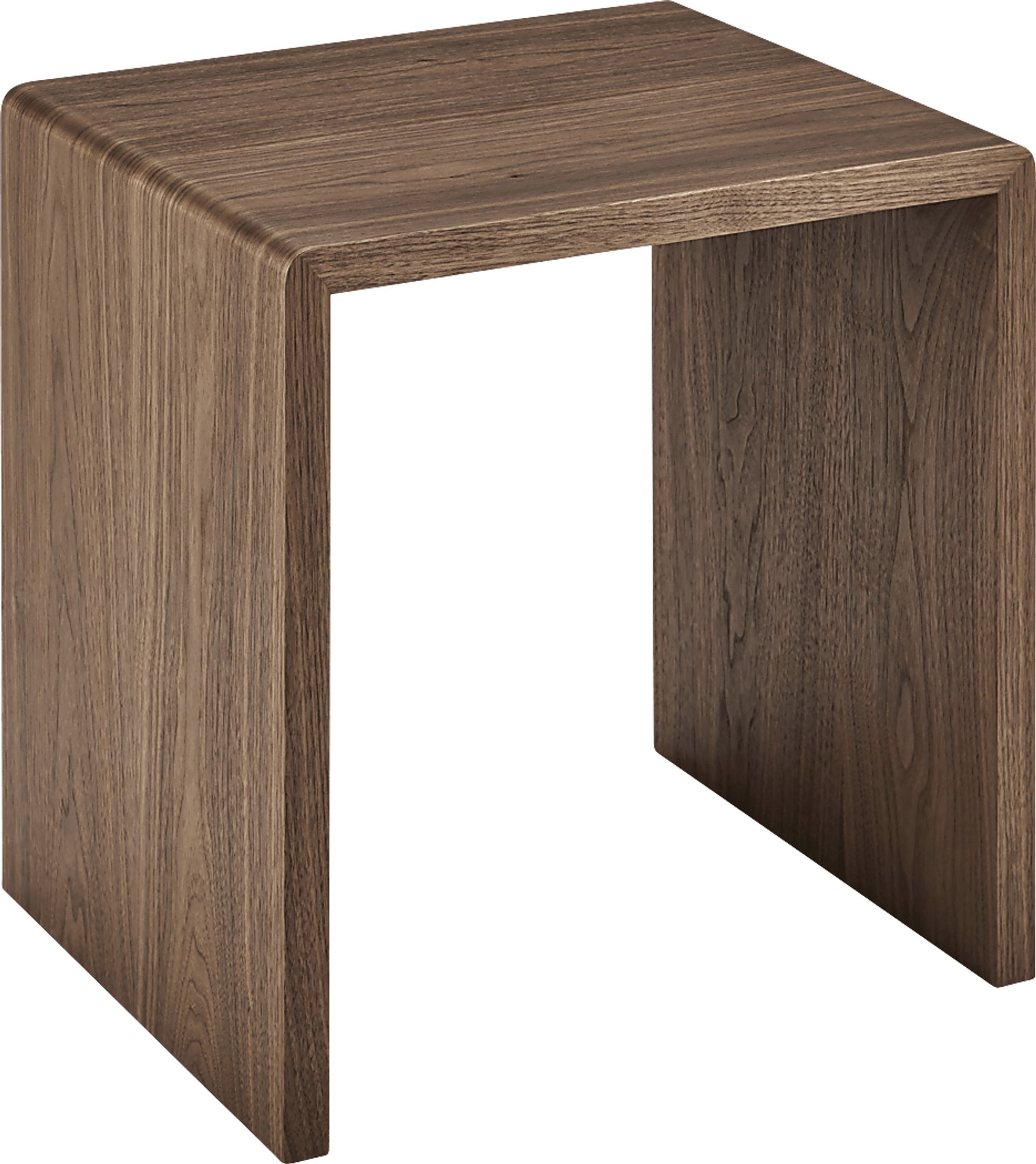 Hatchbar Walnut Brown Nesting End Table, Set of 2 - Image 11
