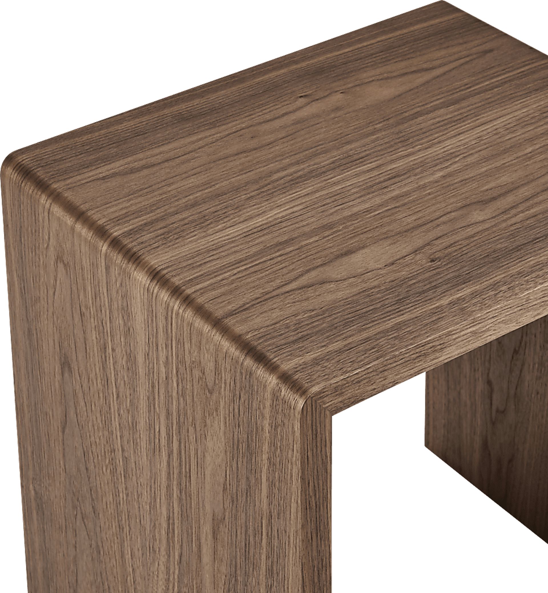 Hatchbar Walnut Brown Nesting End Table, Set of 2 - Image 2