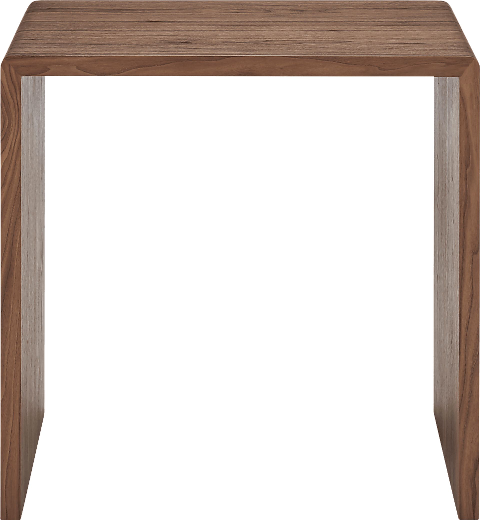 Hatchbar Walnut Brown Nesting End Table, Set of 2 - Image 6