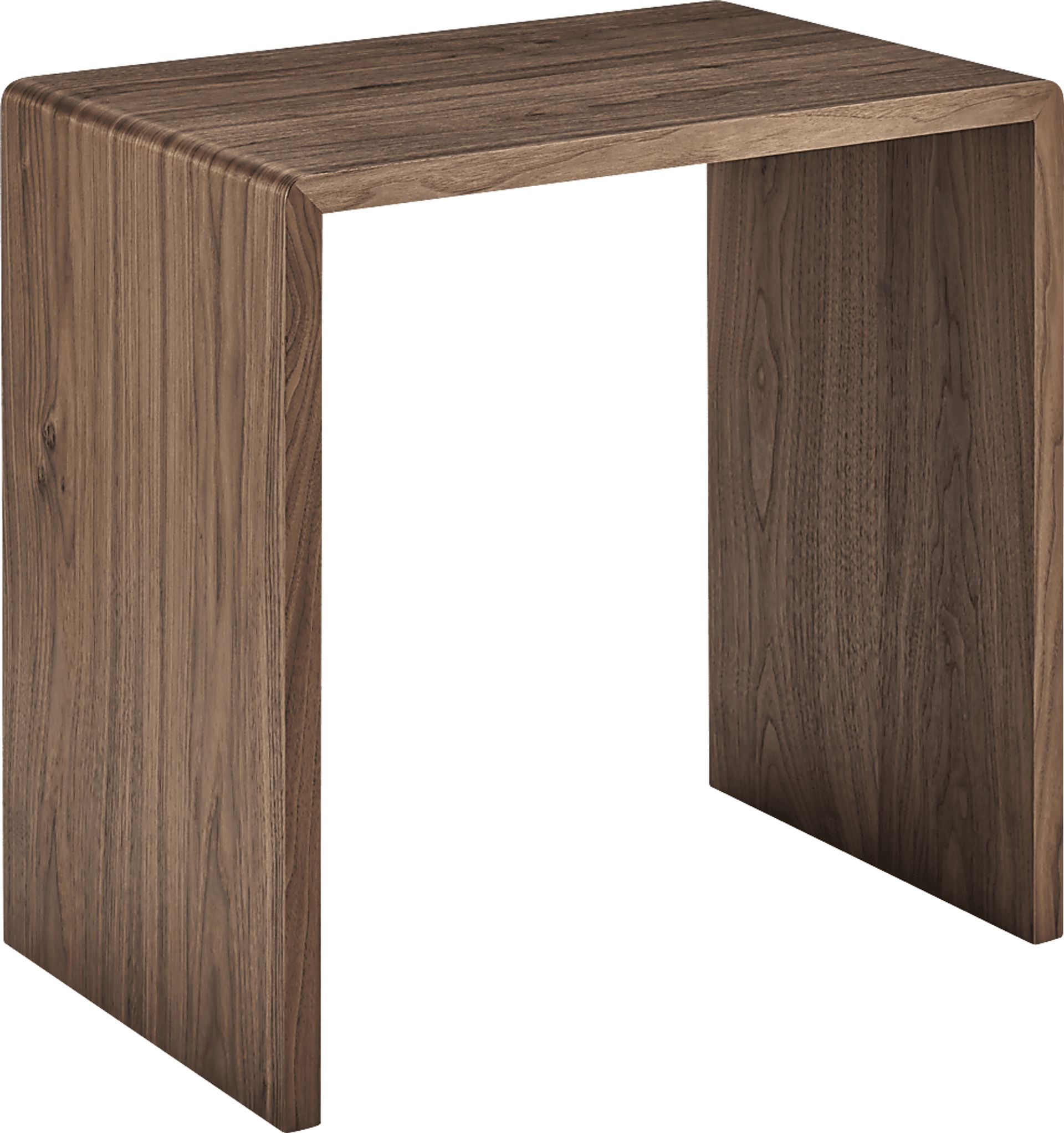 Hatchbar Walnut Brown Nesting End Table, Set of 2 - Image 7