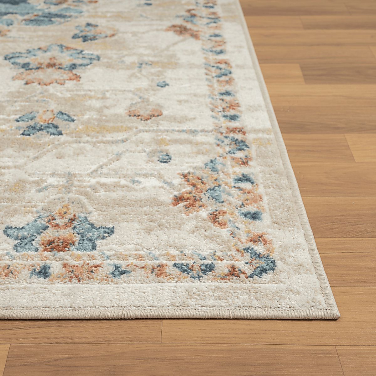 Hatem Blue,Ivory Beige,Blue Rugs | Rooms to Go