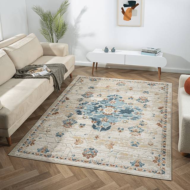 Hatem Blue 7'10 x 9'10 Rug - Thumbnail - Image 3