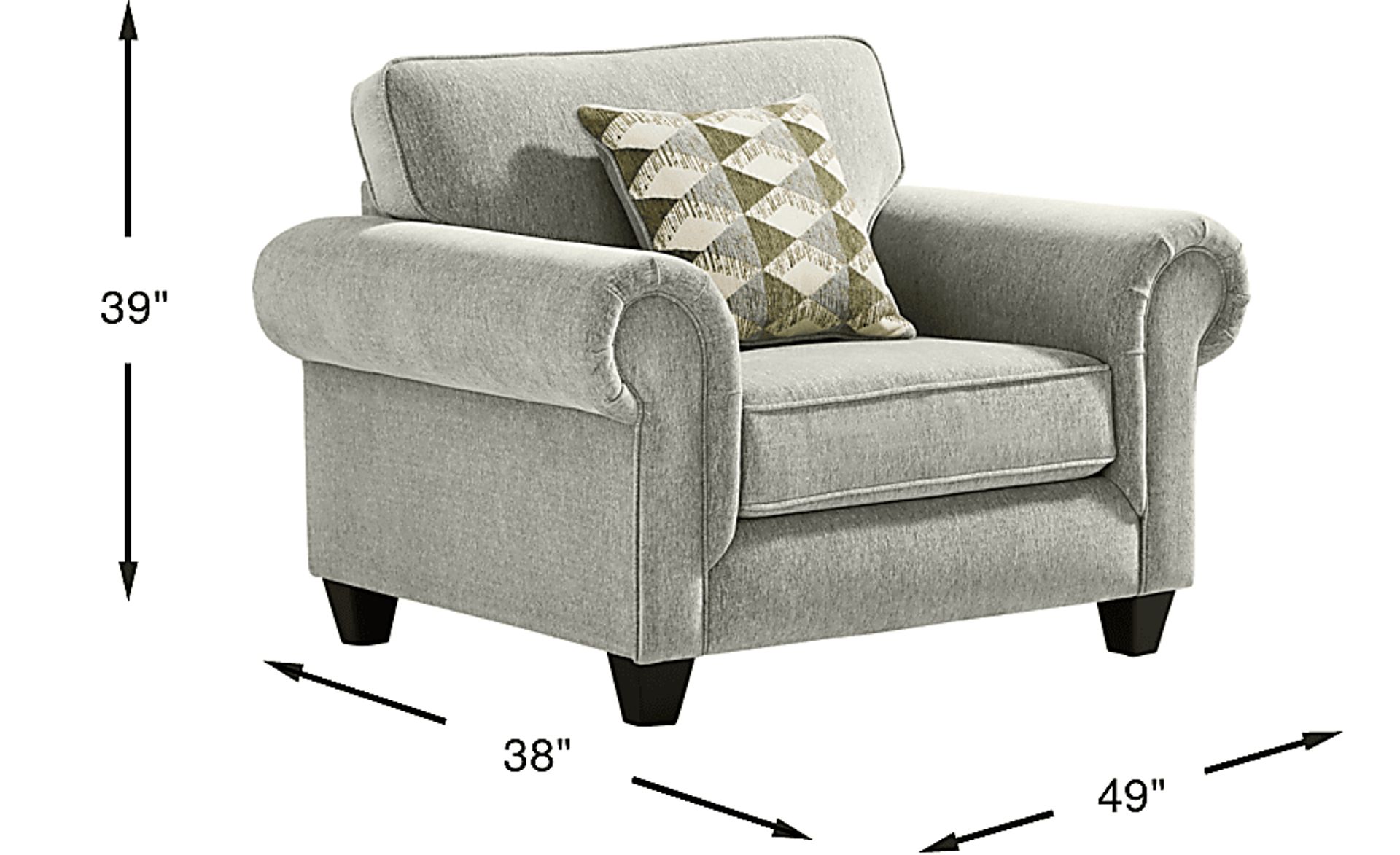 Dimension Image. Please refer to the Dimension Tab on this page for dimension details.