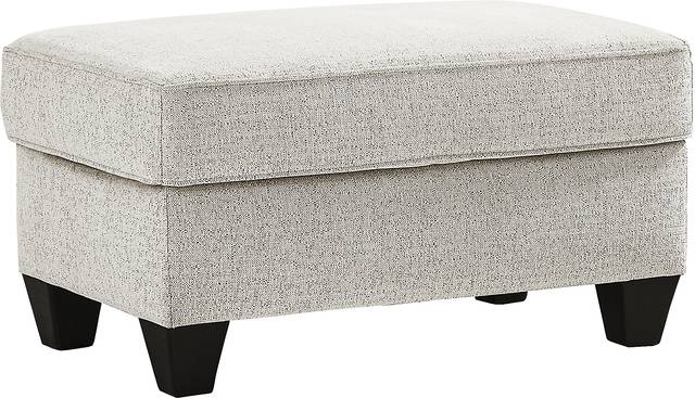 Hathaway Gray Ottoman - Thumbnail - Image 2