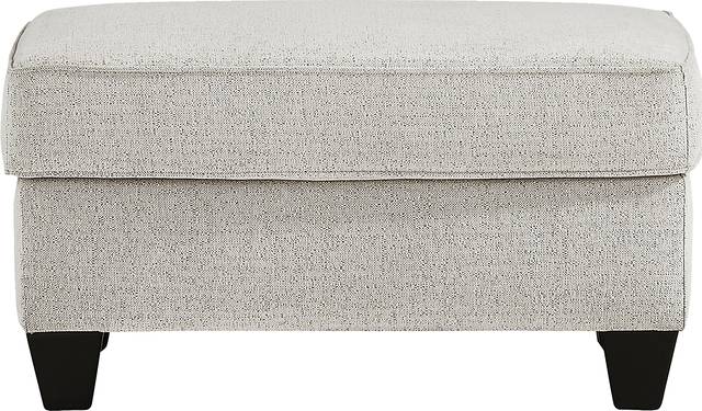 Hathaway Gray Ottoman - Thumbnail - Image 1