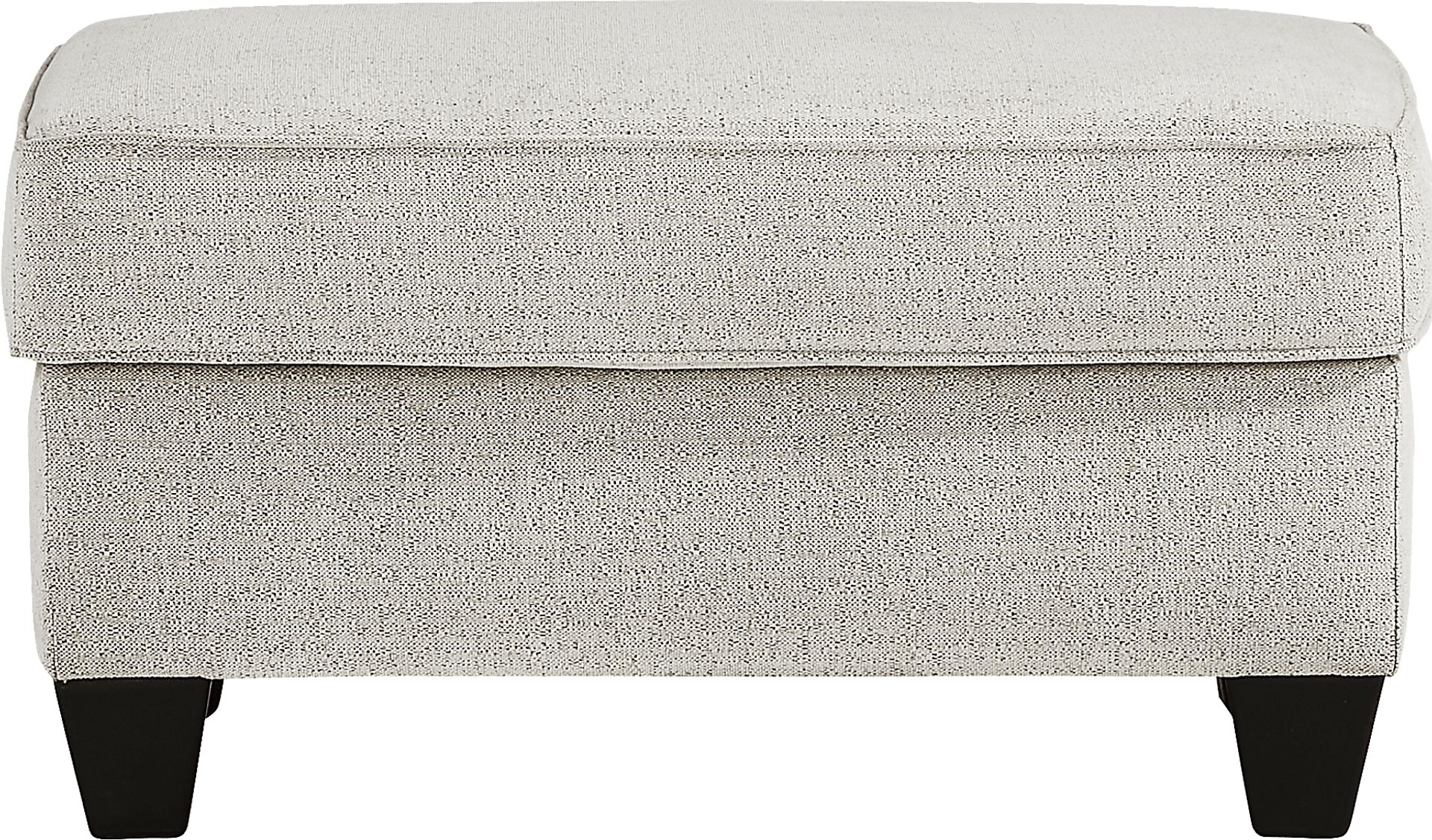 Hathaway Gray Ottoman - Image 1