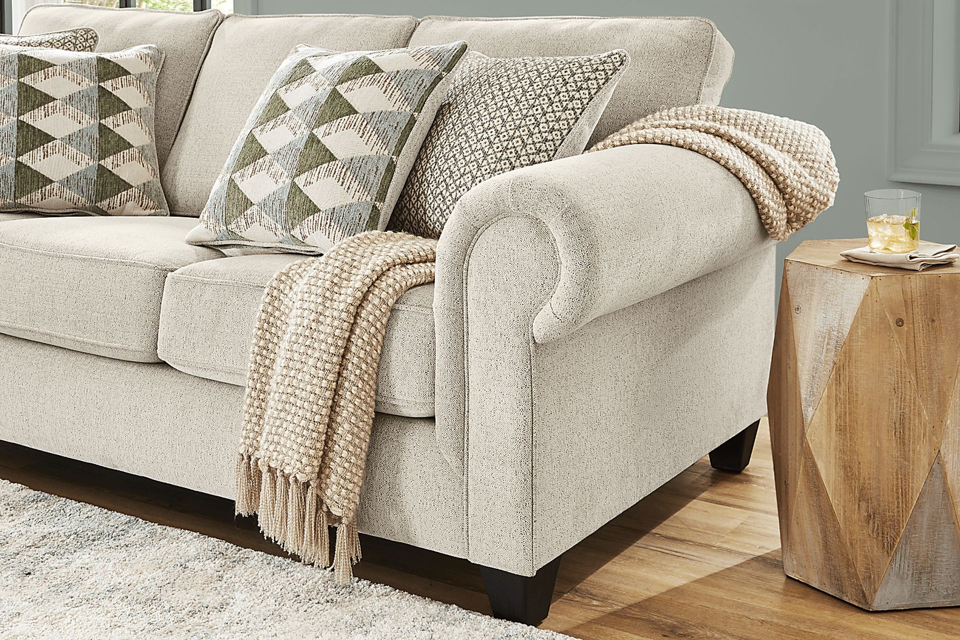 Hathaway Gray Sleeper Sofa - Image 2