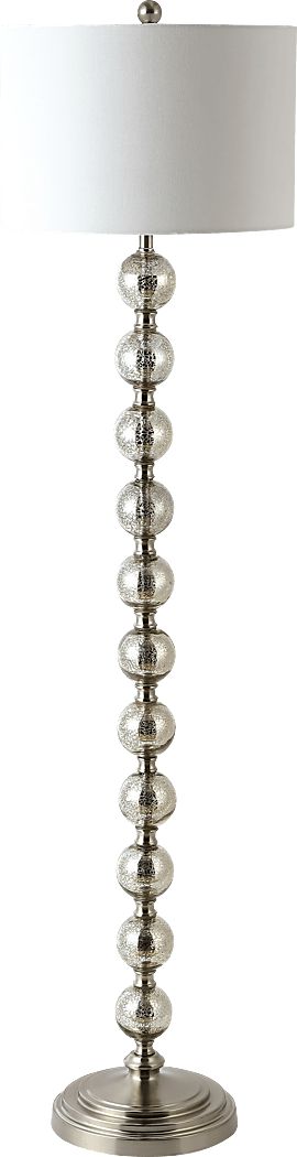 Hathon Peak Silver Floor Lamp