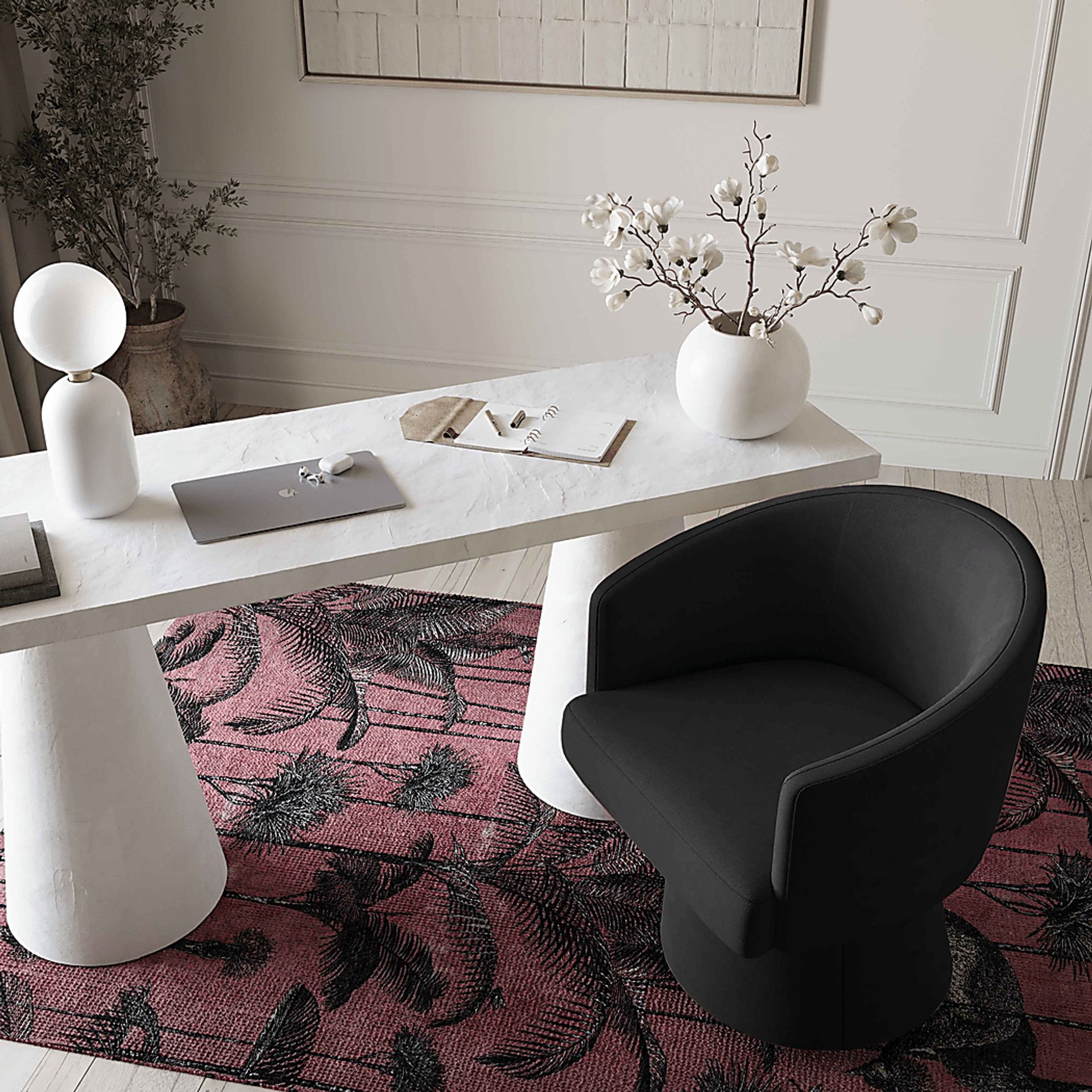 Hatmark Black Office Chair - Image 2